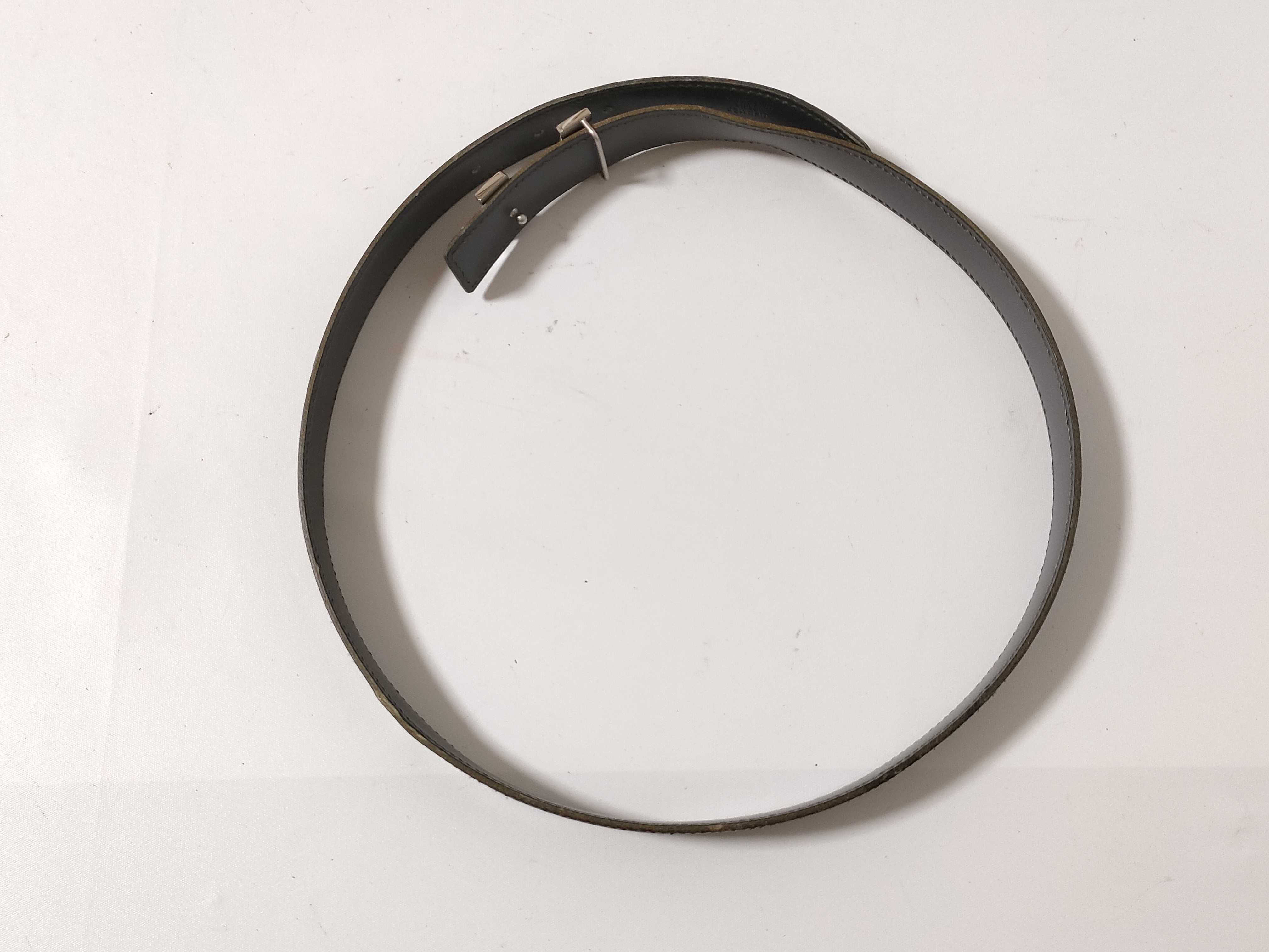 Mini Constance H-belt 75 Leather x Metal Black x Gray Belt — view 3