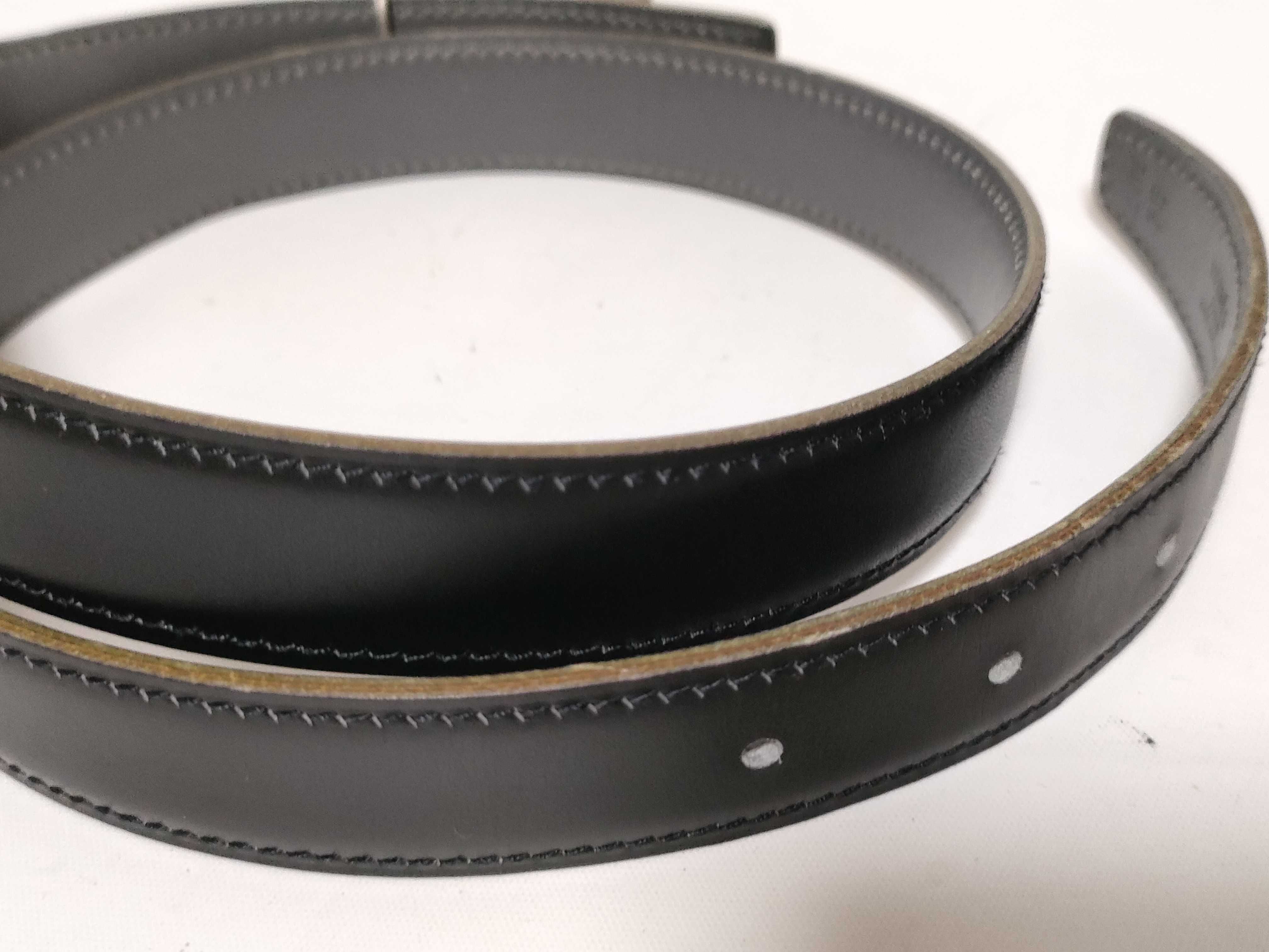 Mini Constance H-belt 75 Leather x Metal Black x Gray Belt — view 8