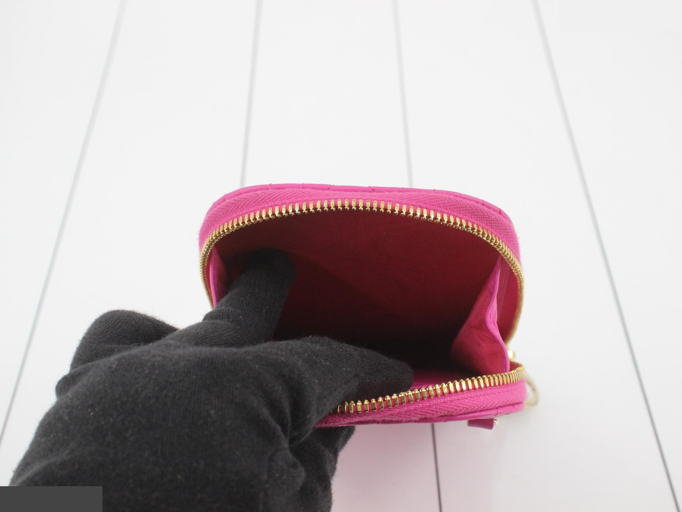 Lady Dior Cannage Phone Holder Pink Shoulder Bag — view 4