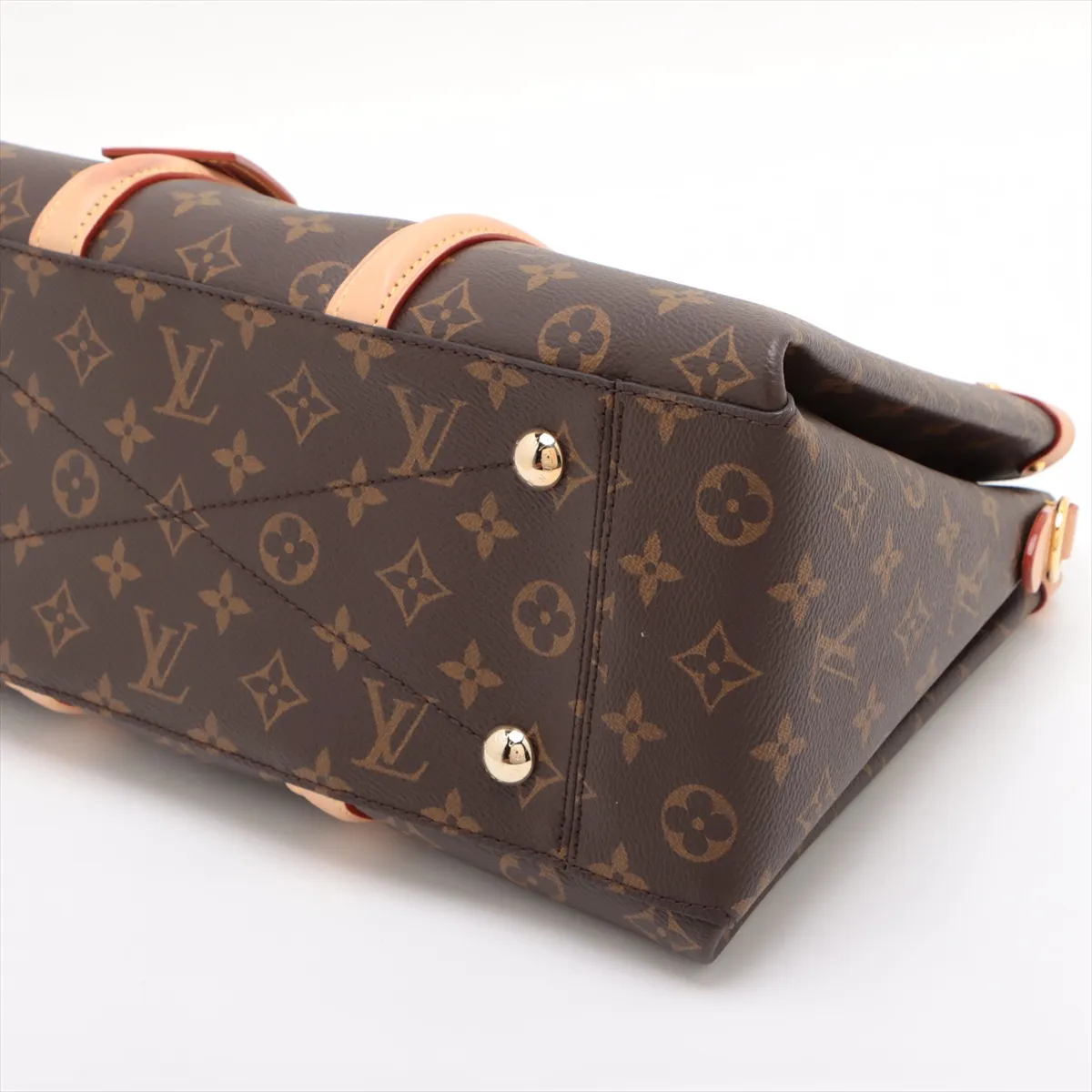 Monogram Souflot MM M44816 DU5119 Brown RFID reaction with initials — view 3