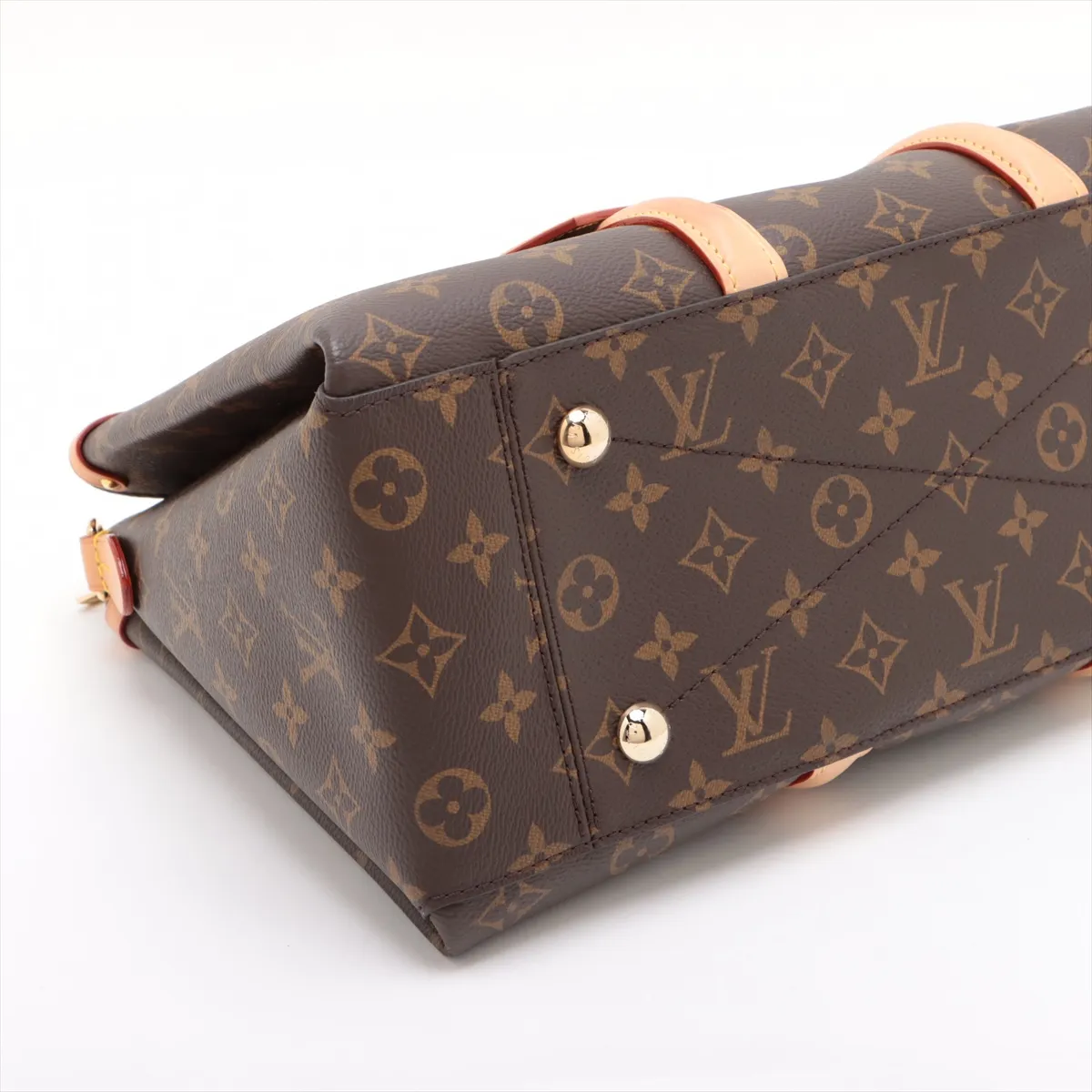 Monogram Souflot MM M44816 DU5119 Brown RFID reaction with initials — view 4