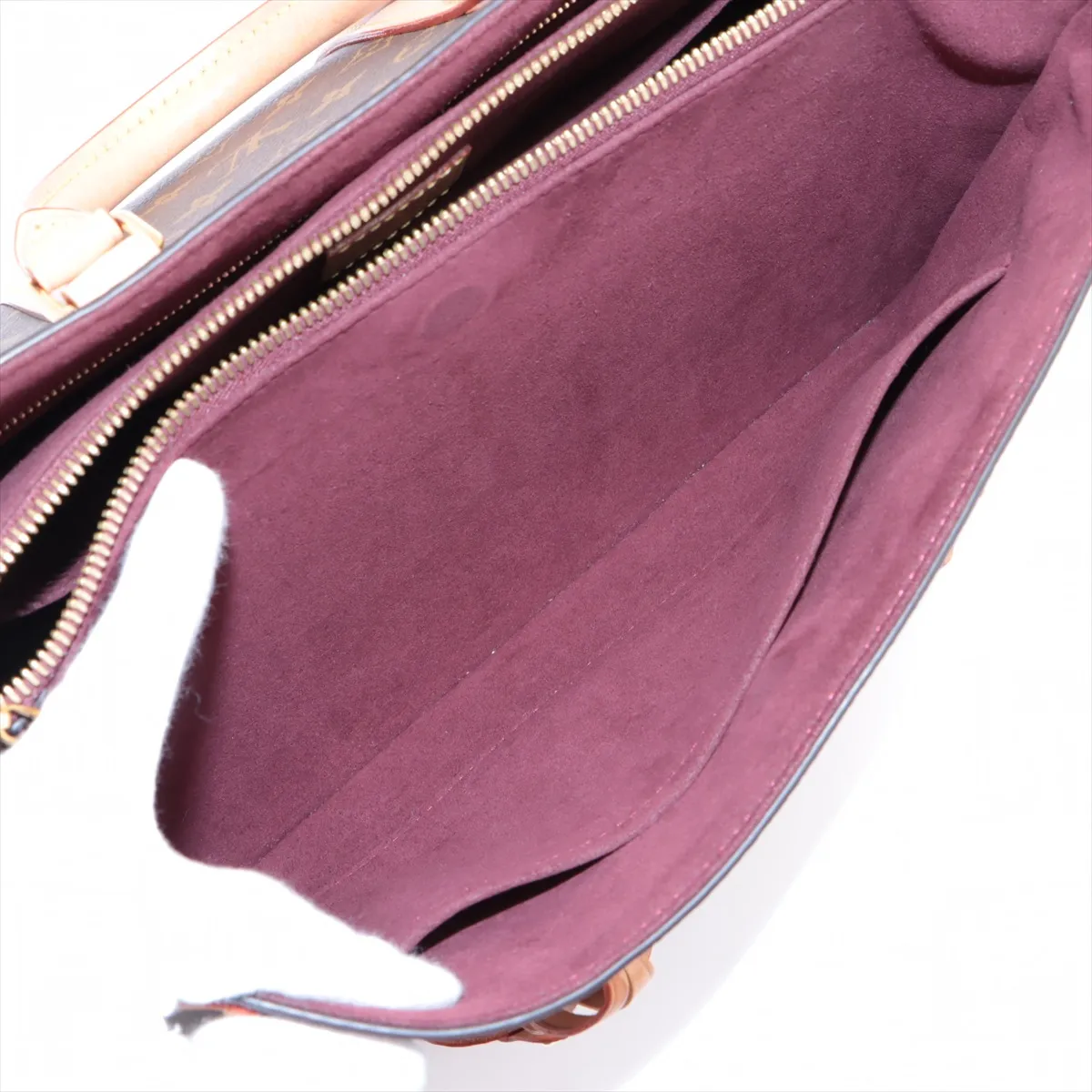 Monogram Souflot MM M44816 DU5119 Brown RFID reaction with initials — view 10