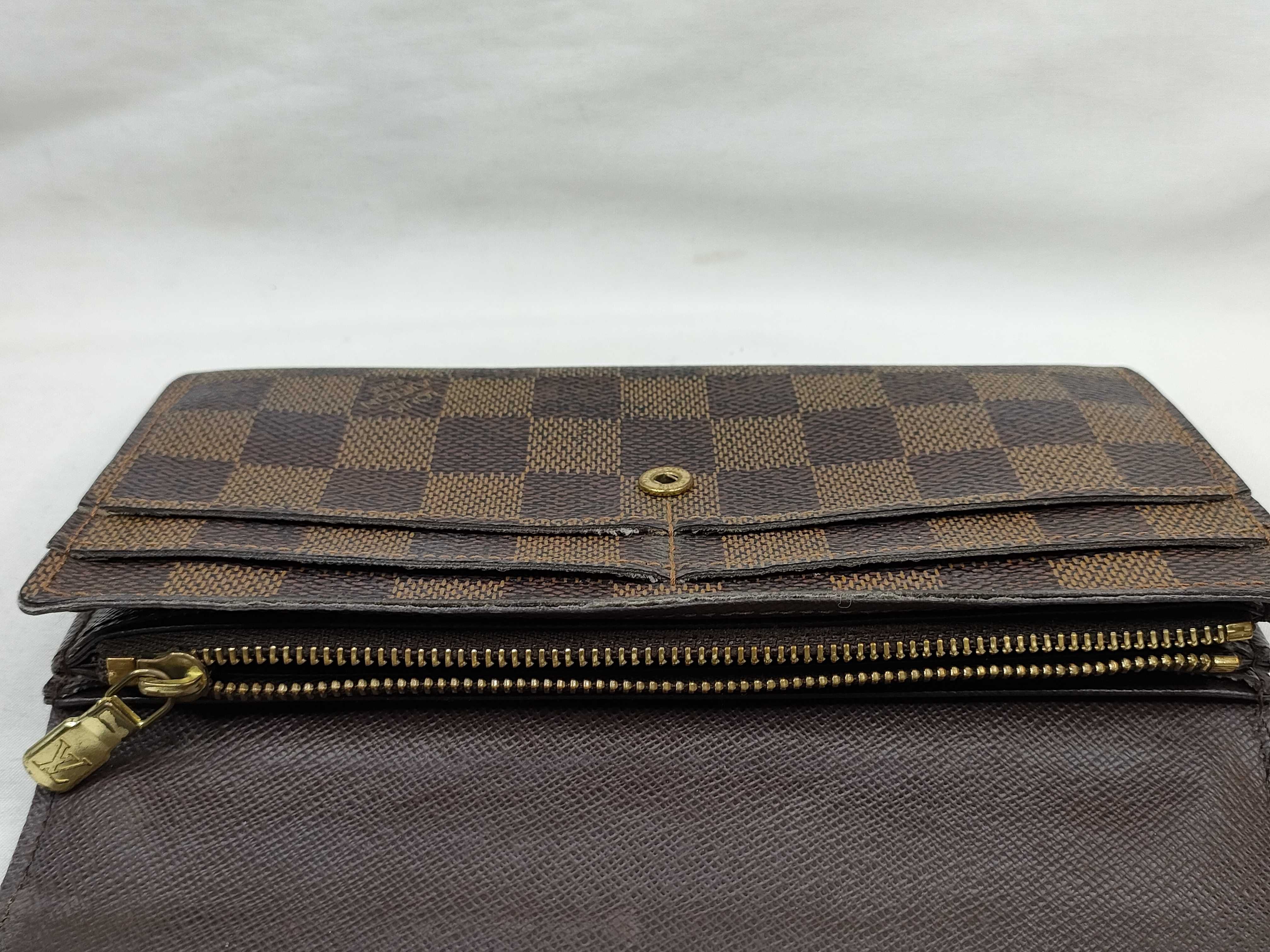 Damier Louis Vuitton Damier Portefeuille Sarah Wallet — view 13