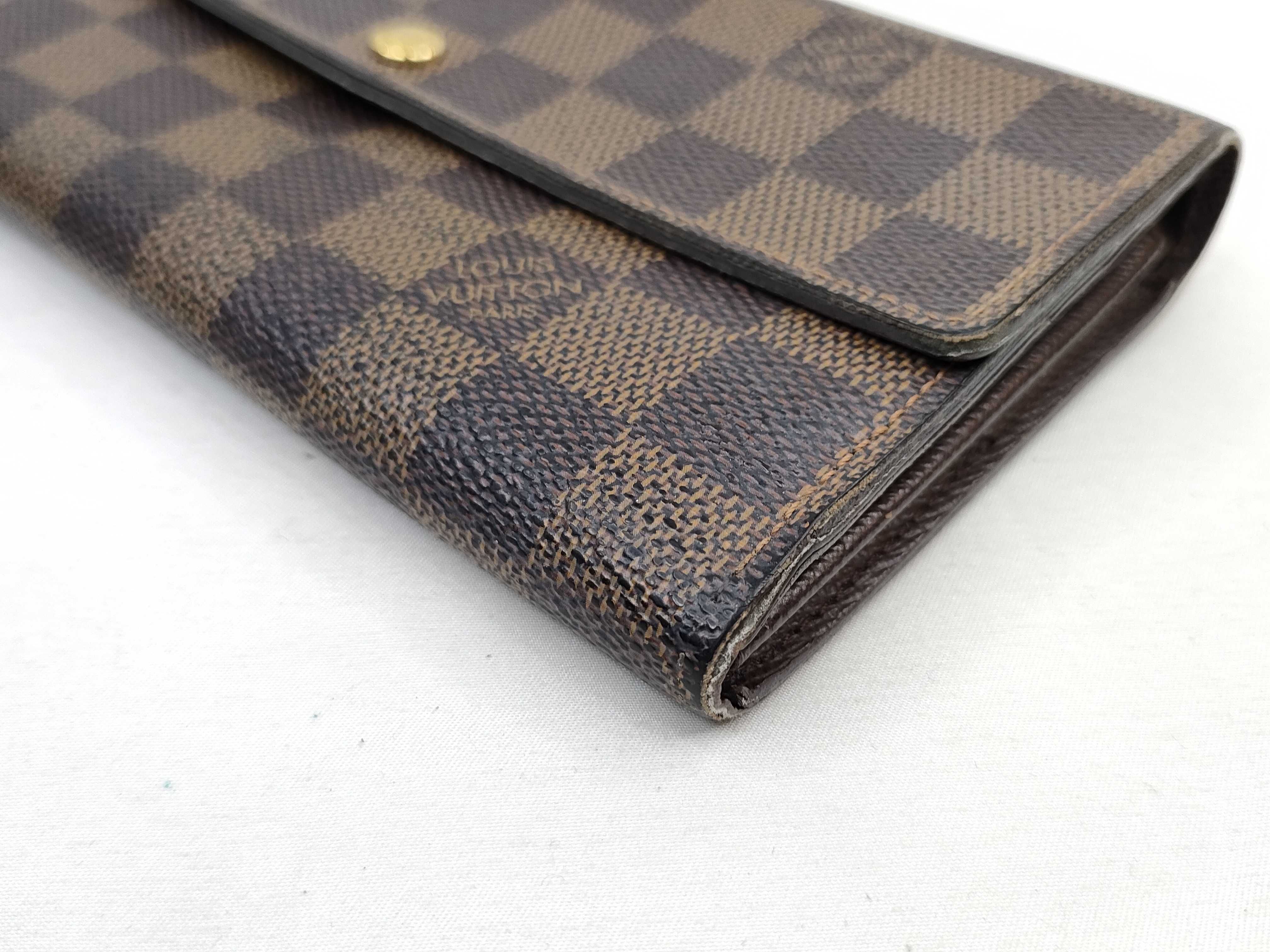 Damier Louis Vuitton Damier Portefeuille Sarah Wallet — view 3