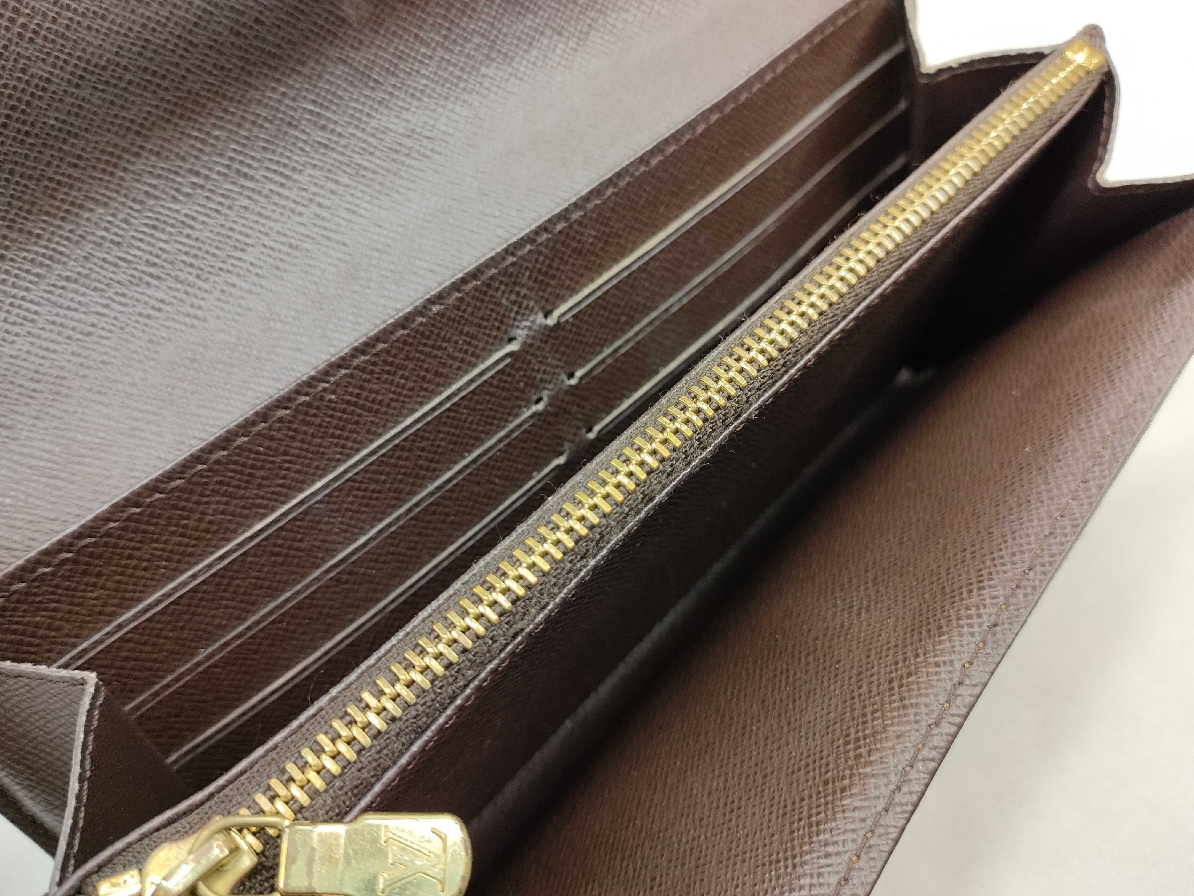 Damier Louis Vuitton Damier Portefeuille Sarah Wallet — view 8