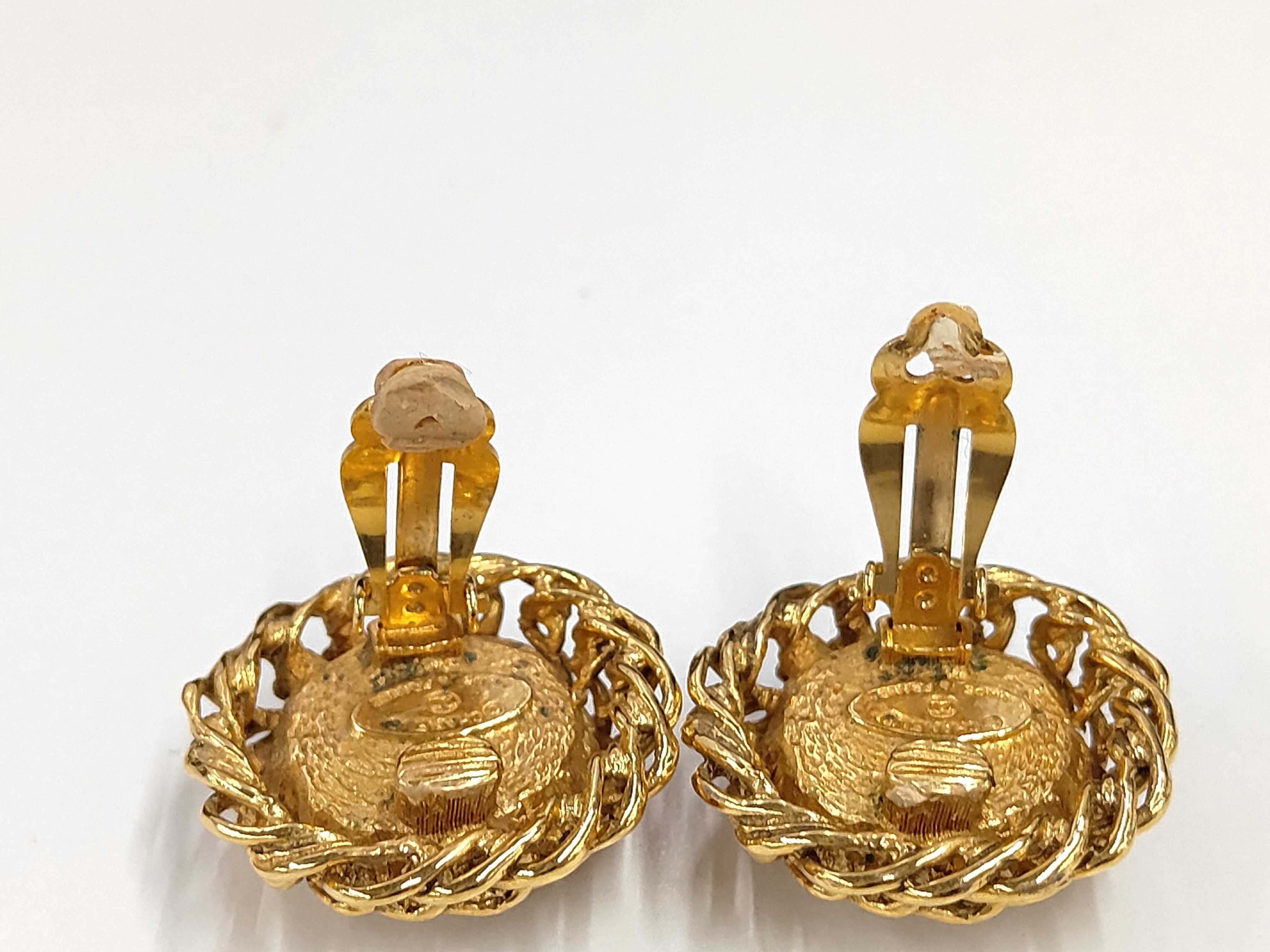 earrings, pearl and gold earrings — view 5