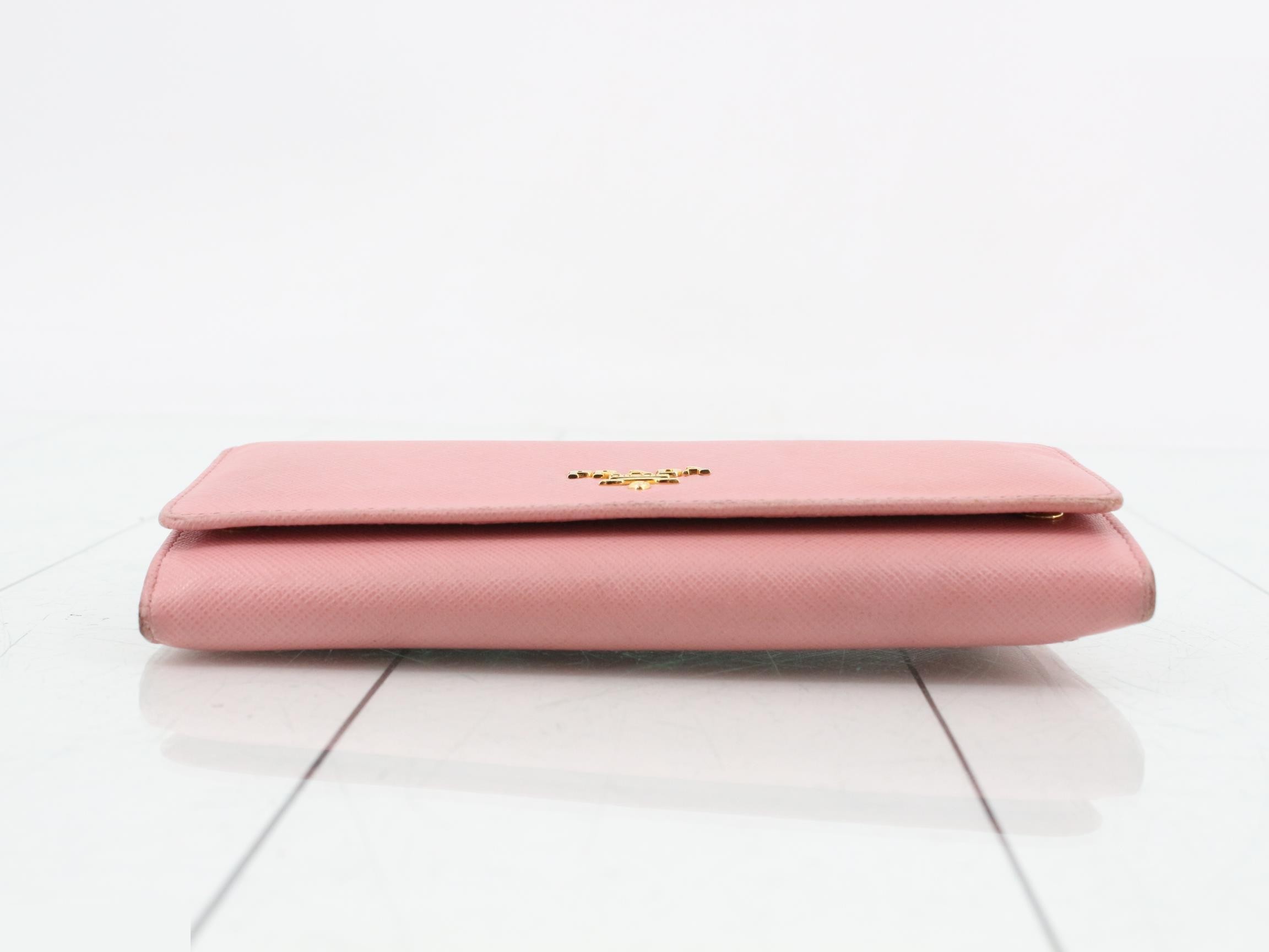 Saffiano Metal Flap Wallet — view 3
