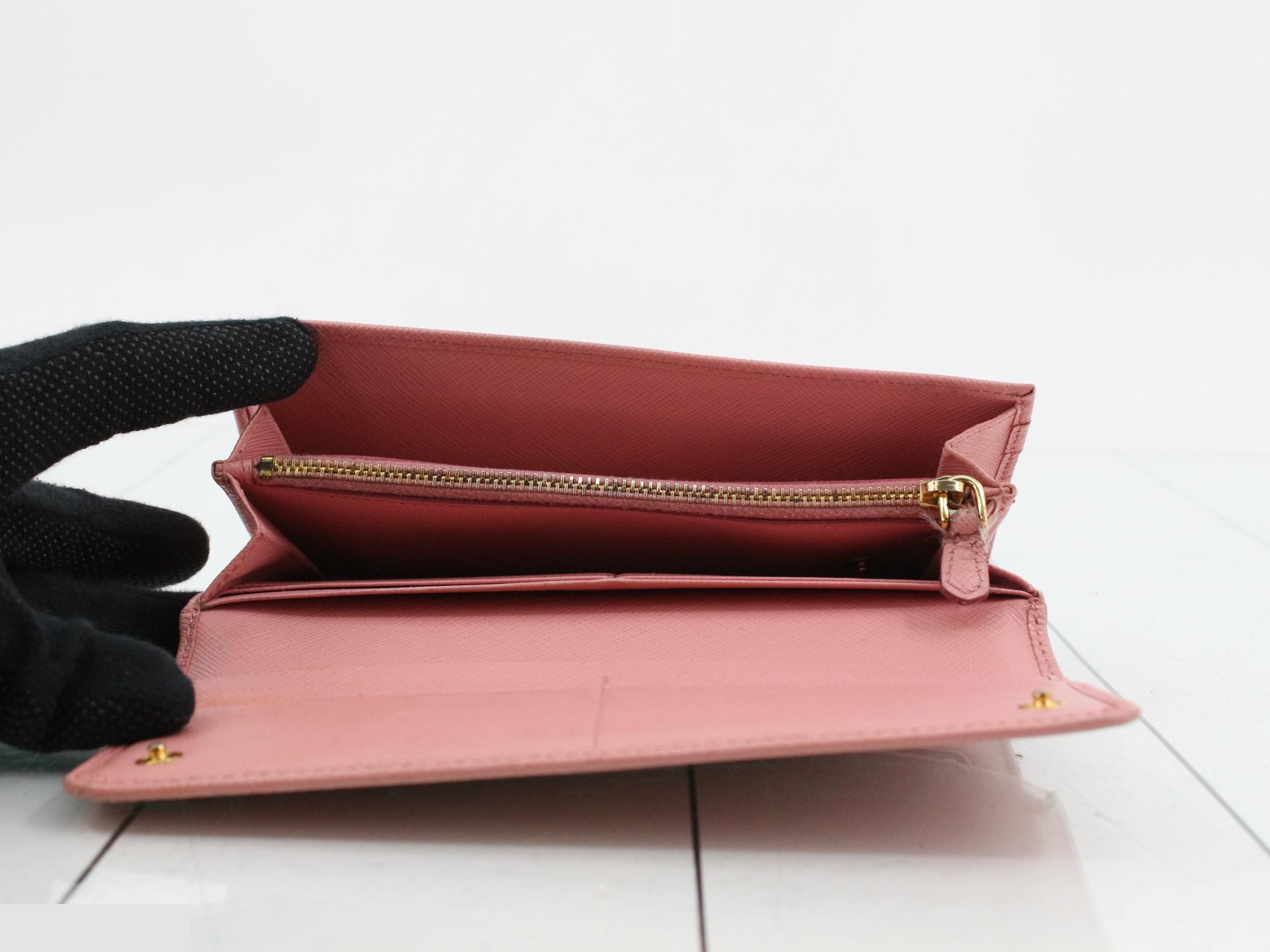 Saffiano Metal Flap Wallet — view 4