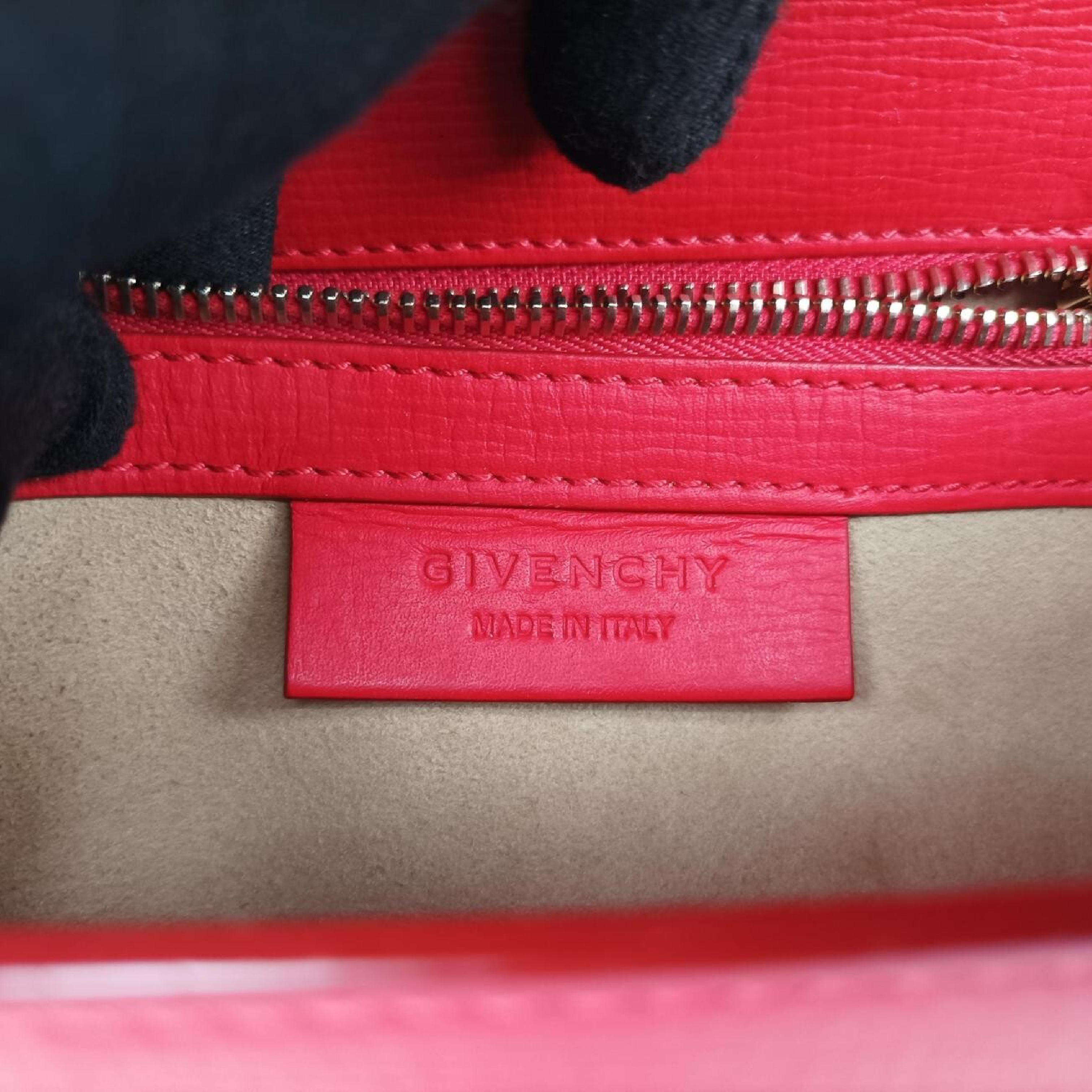Pandora red leather ZE F 1106 shoulder bag — view 7