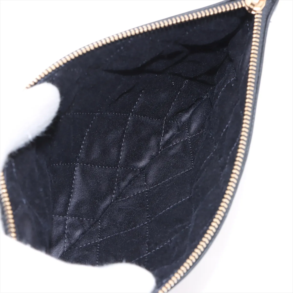 [Individually wrapped] Chanel 22 Small Leather Chain Shoulder Bag Black Gold Hardware CNPTEGA3 Random Plate AS3260 — view 9