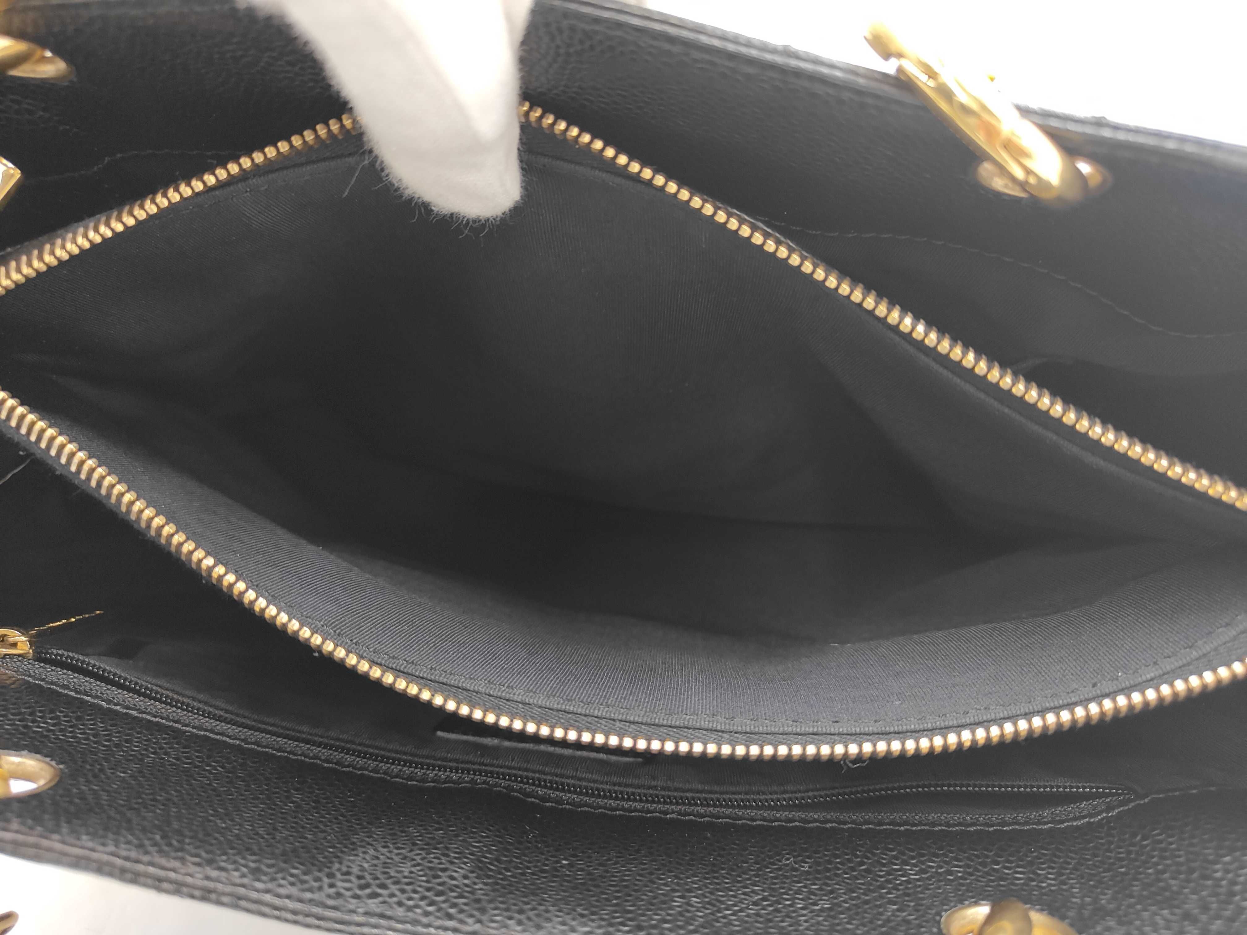 GST Caviar Skin Chain Tote Bag Shoulder Bag — view 12