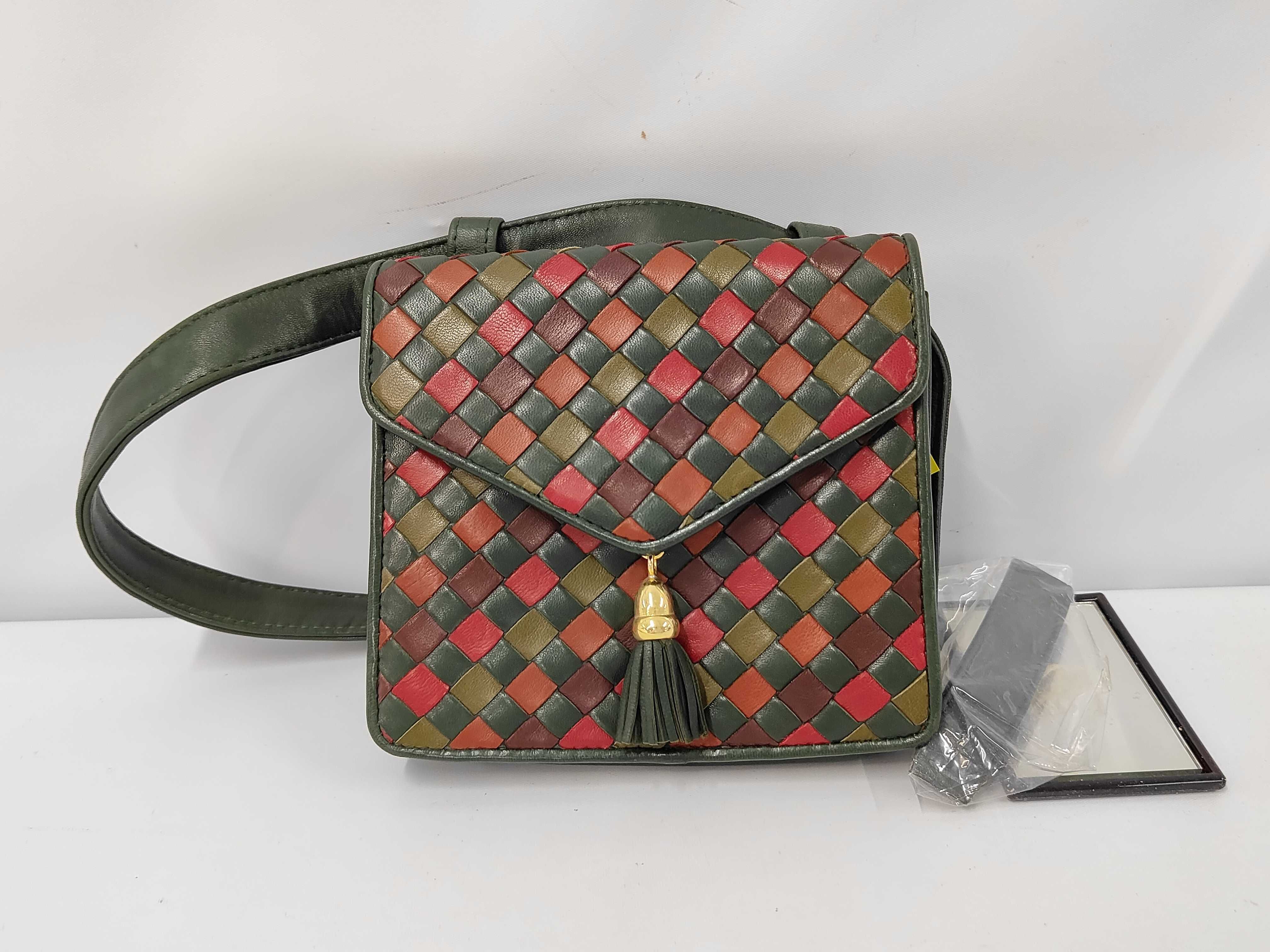 Intrecciato Multi Fringe Shoulder Bag