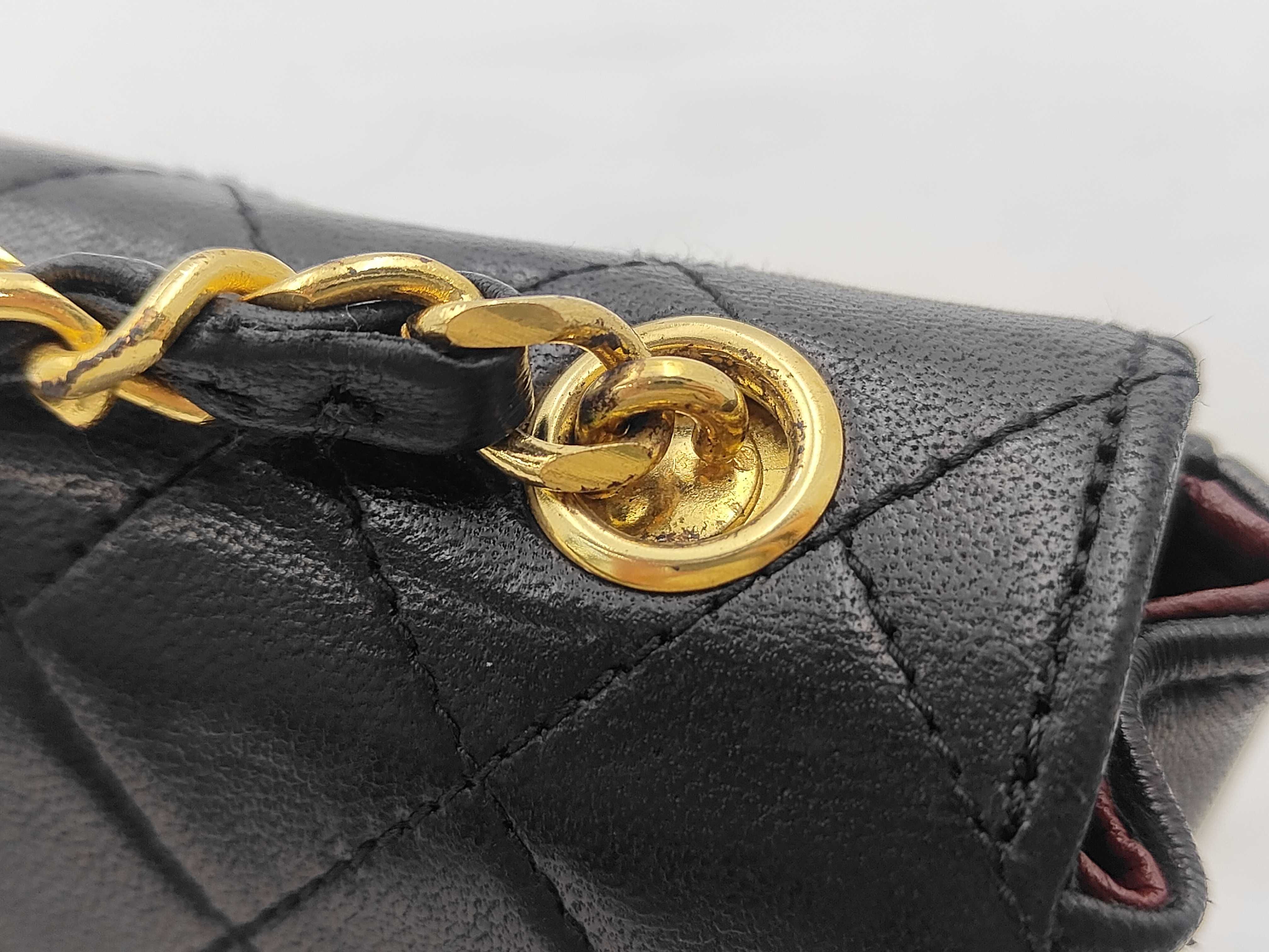 Matelassé Lambskin Chain Shoulder Bag — view 5