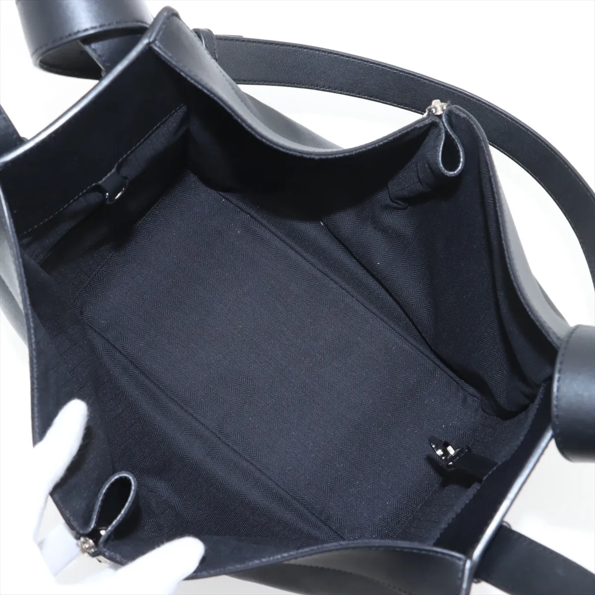 Hammock Medium Leather 2WAY Handbag Black — view 7