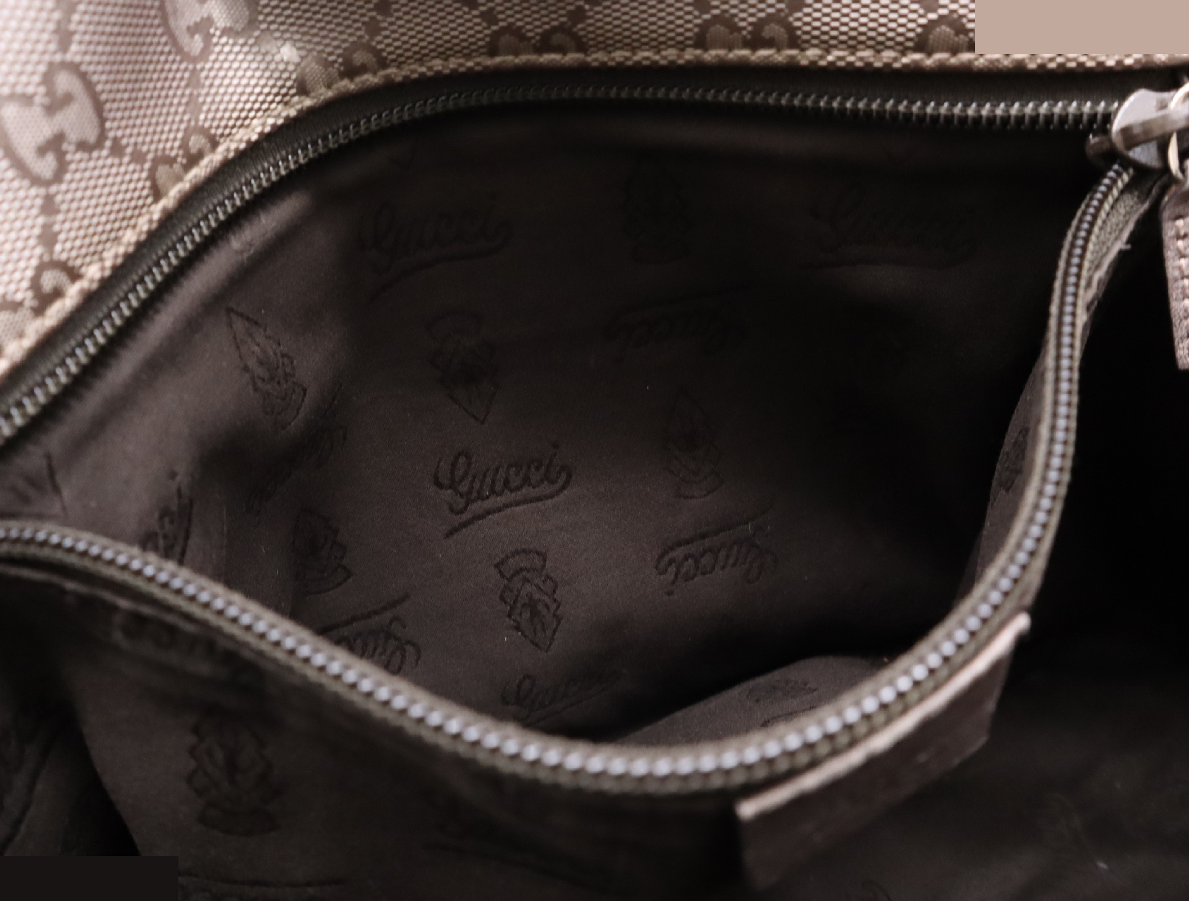 GG Implement Shoulder Bag Pink Gray — view 12