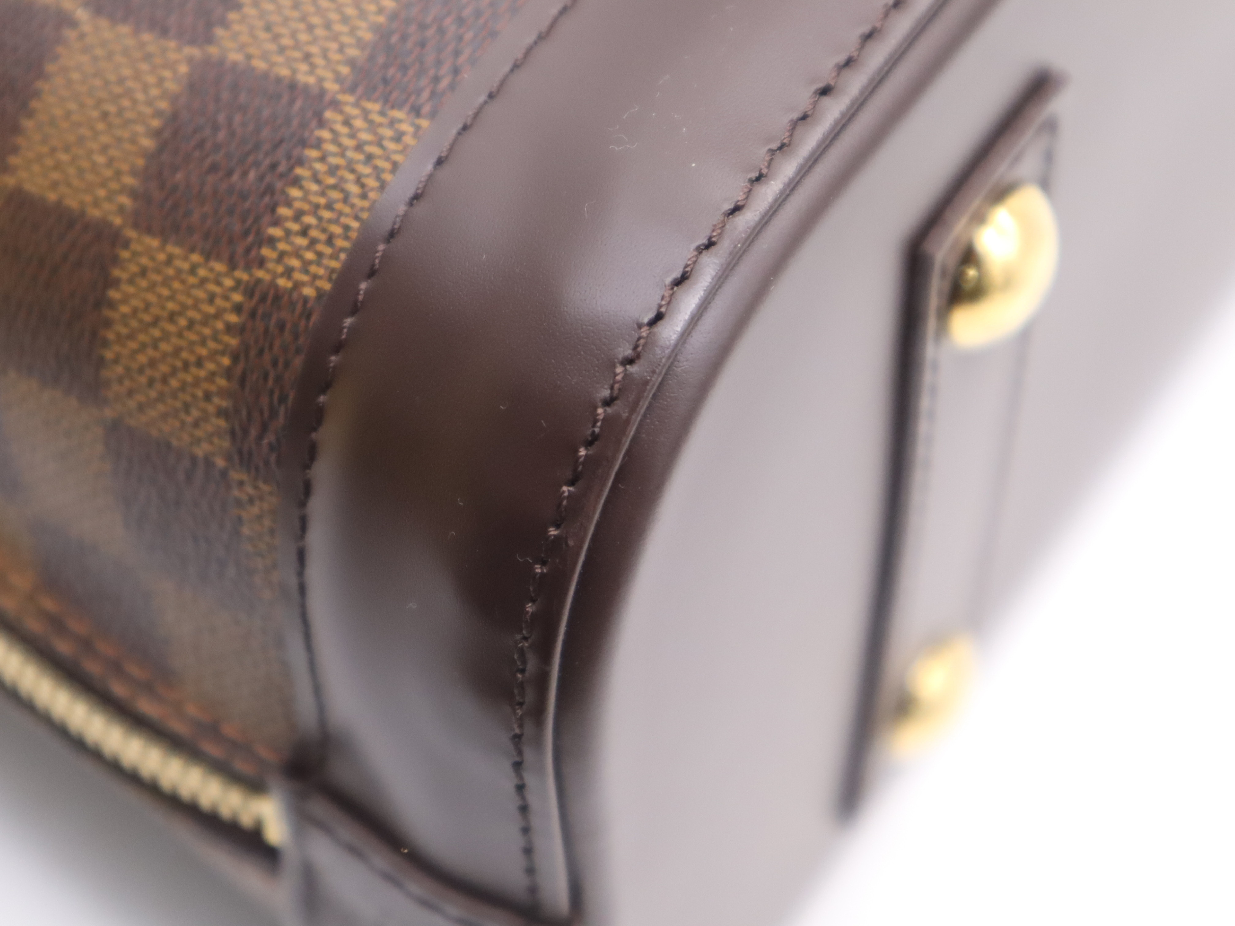 N53151 Damier Alma PM Handbag with padlock, 2 keys, clochette, and dust bag. — view 9