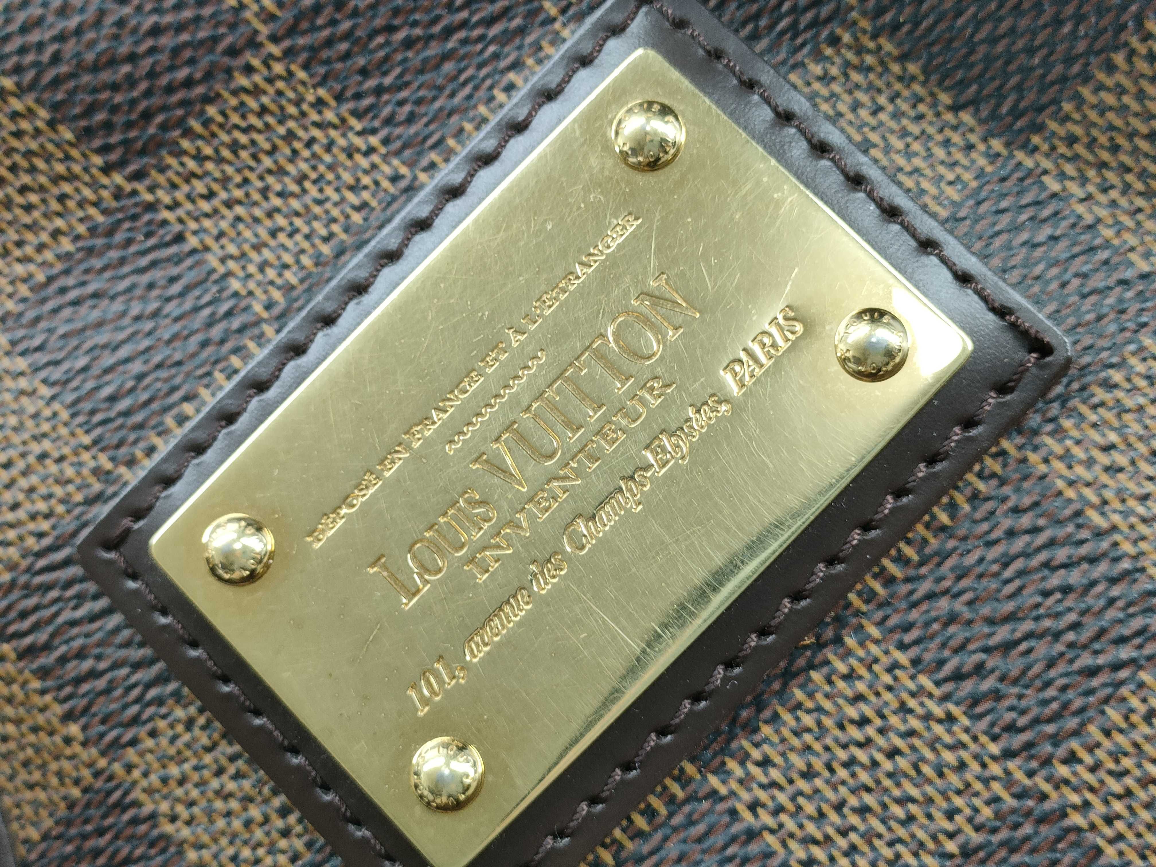 Damier Louis Vuitton Hampstead MM Tote Bag Damier N51205 Handbag — view 13