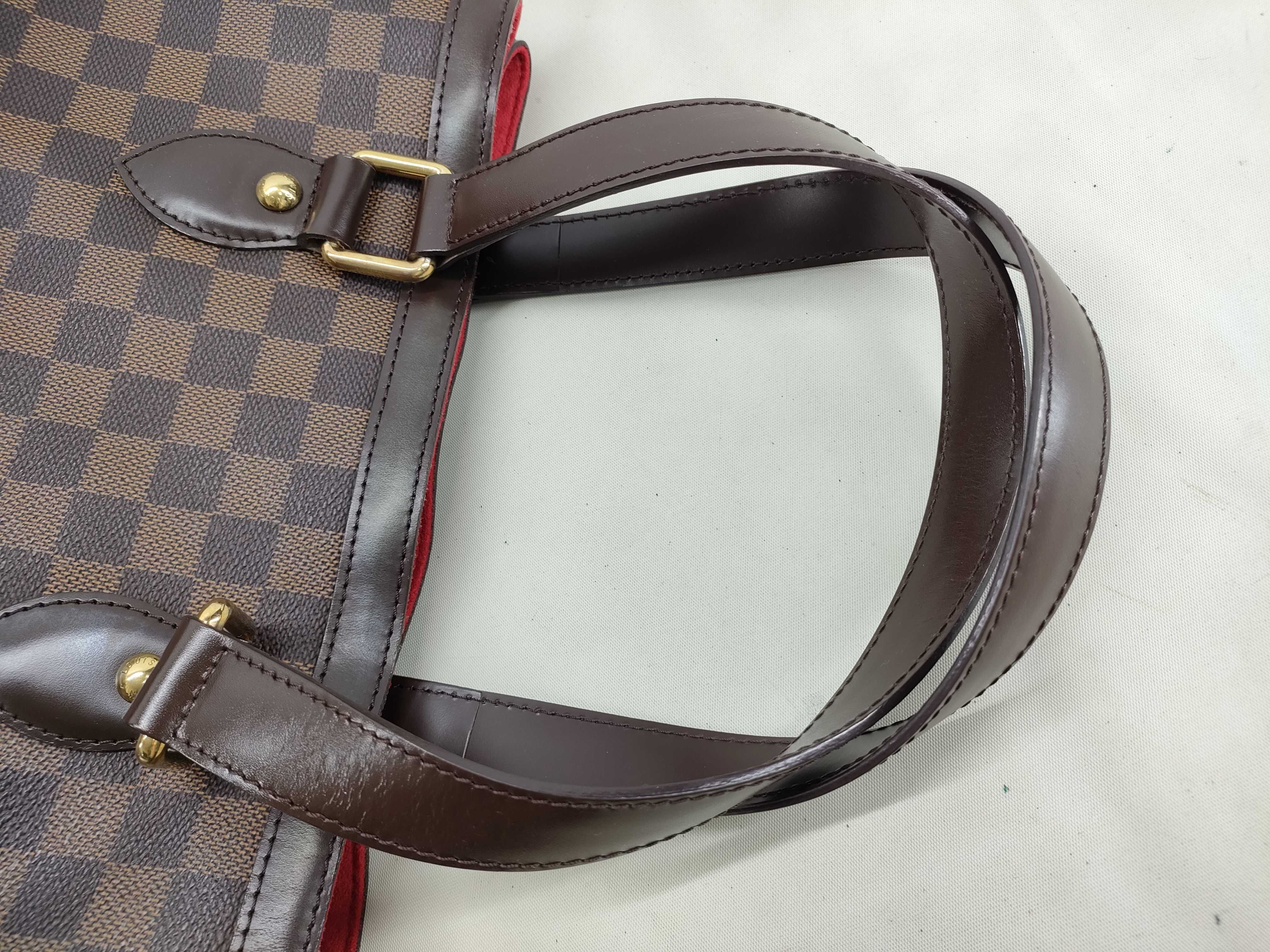 Damier Louis Vuitton Hampstead MM Tote Bag Damier N51205 Handbag — view 4