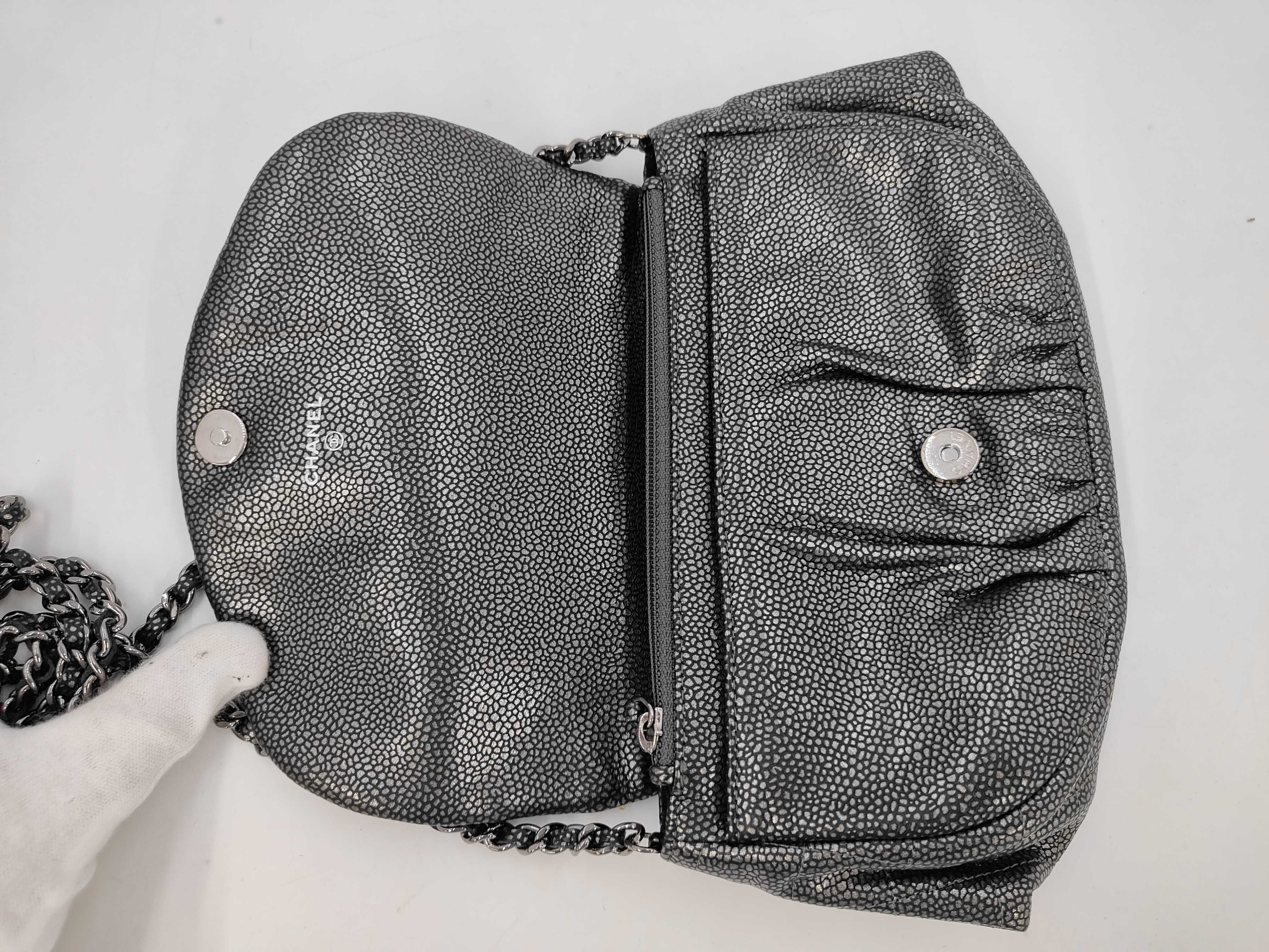 drawstring chain bag shoulder bag — view 8