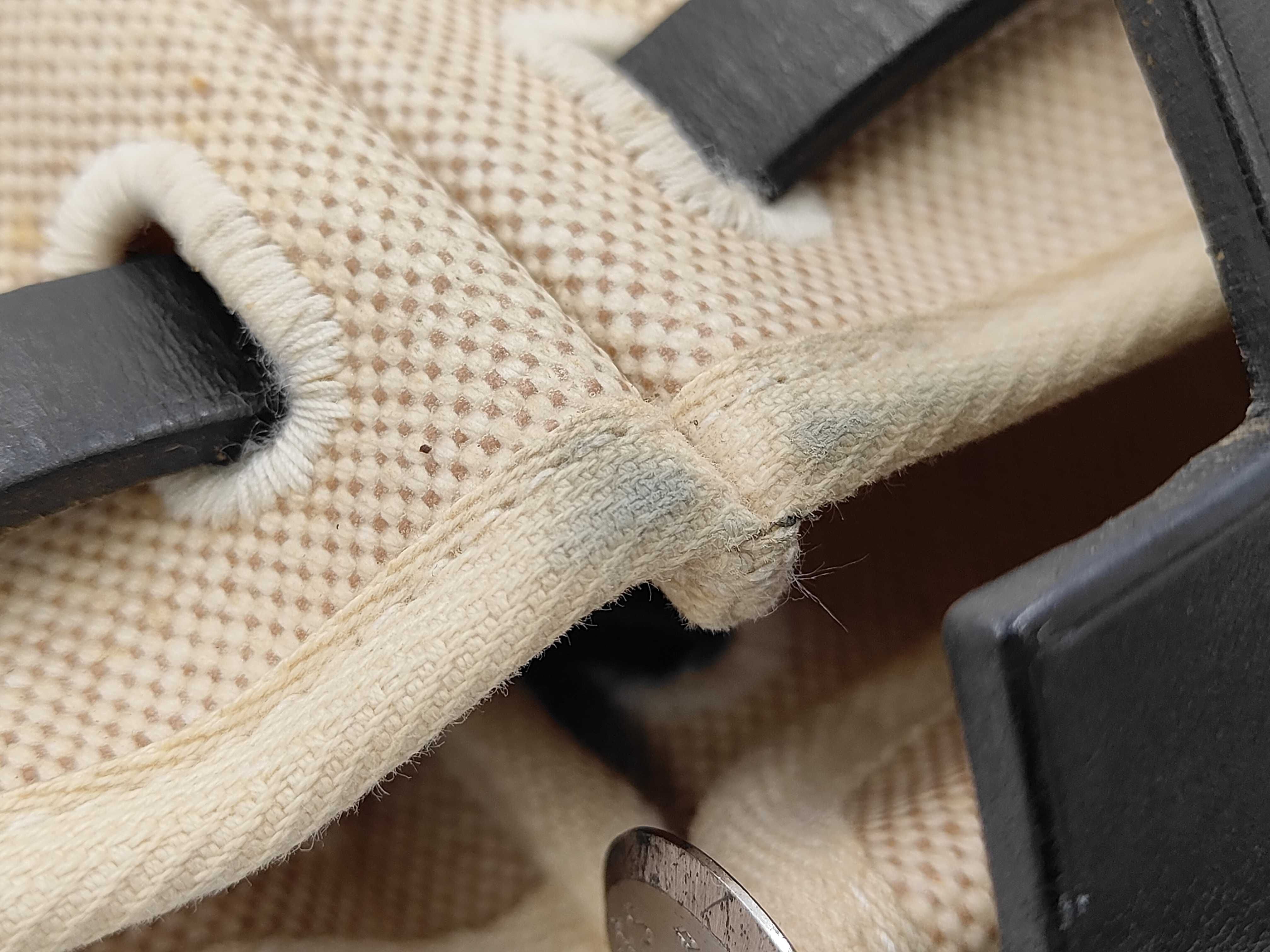 Herbag PM Toile H Natural x Black D Shoulder Bag — view 14