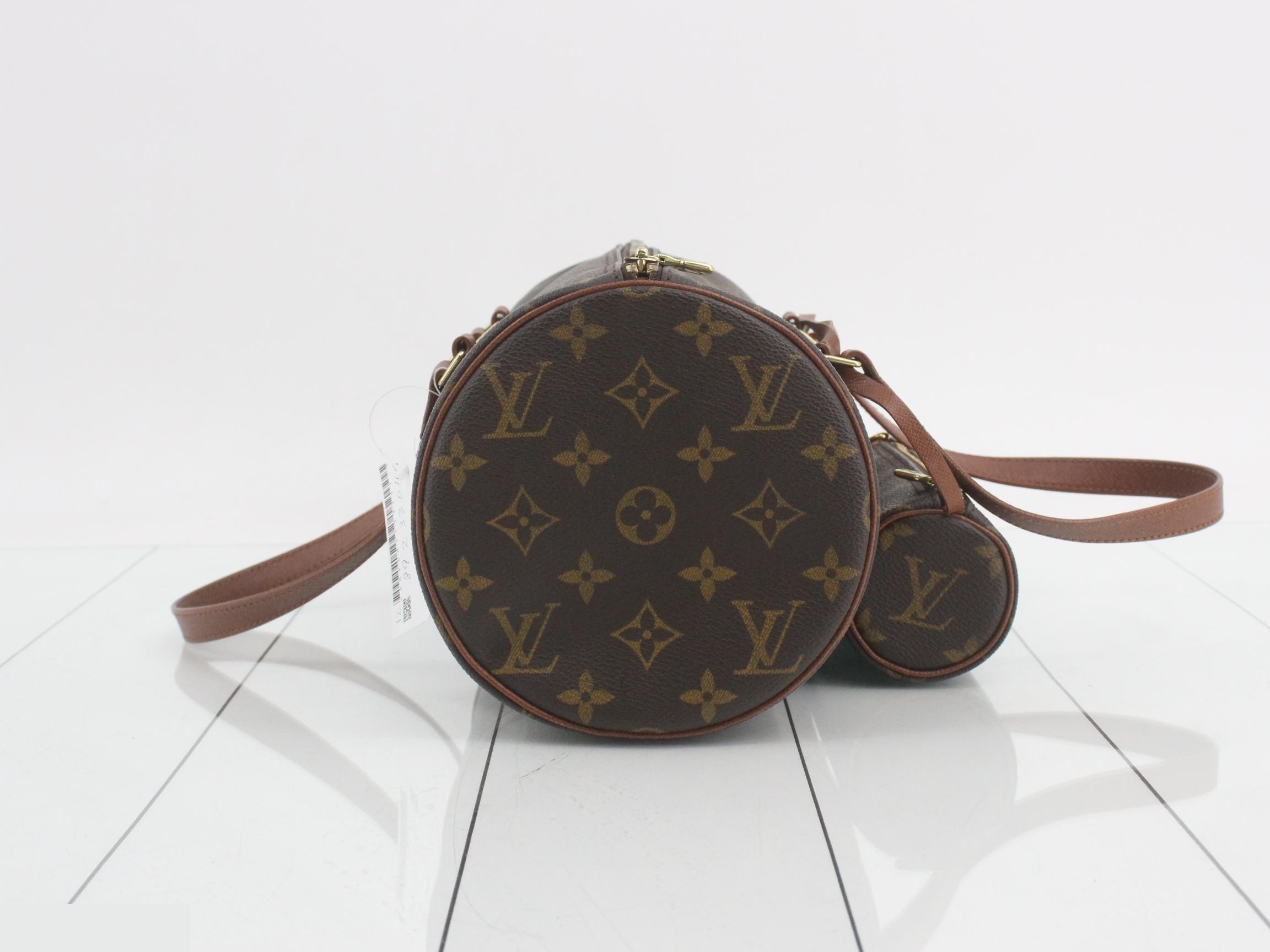 Monogram Papillon 30 handbag with pouch — view 4