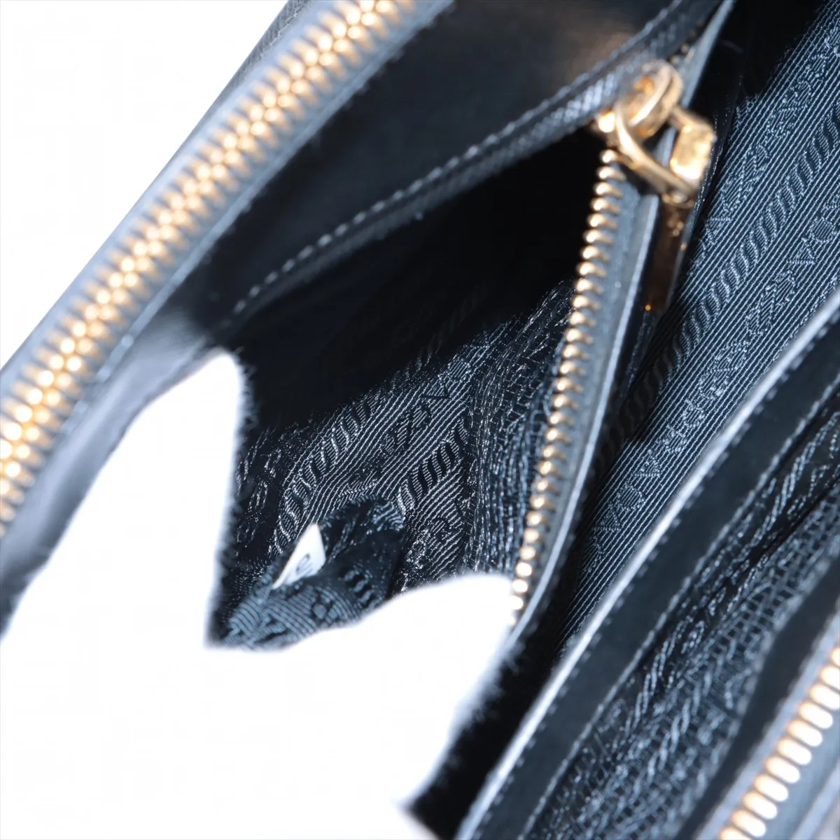 Saffiano Galleria Leather 2-Way Handbag, Black — view 11