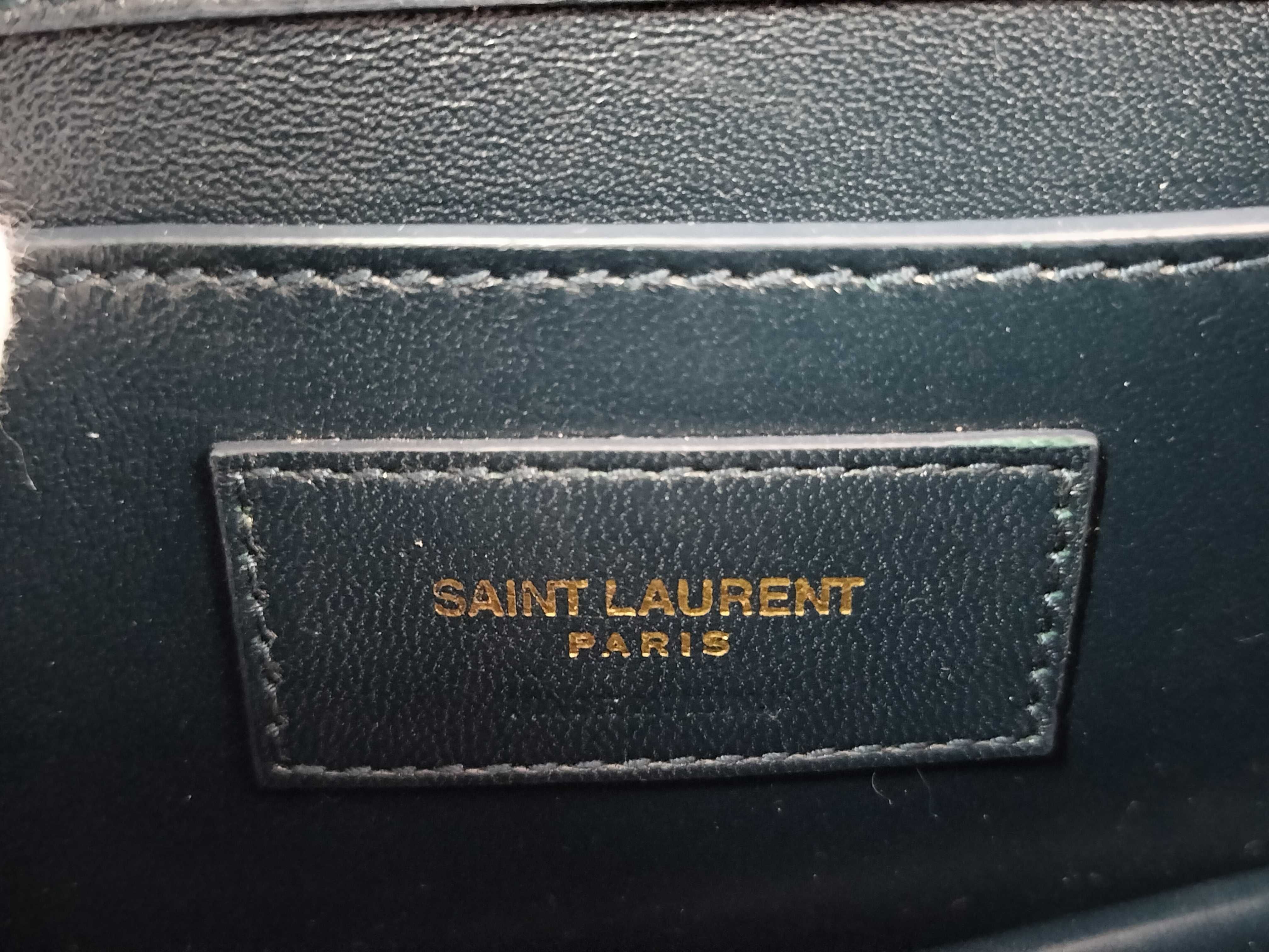 SUNSET Velvet Chain Shoulder Bag Blue Shoulder Bag — view 8