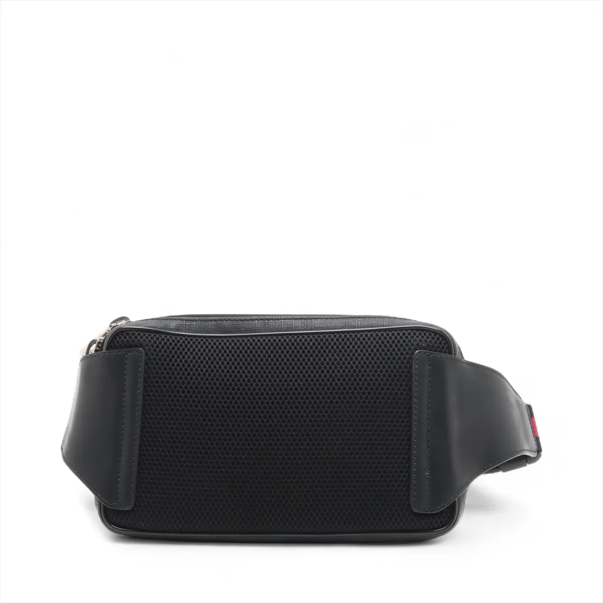 GG Supreme PVC x Leather Waist Pouch Black 474293 — view 2