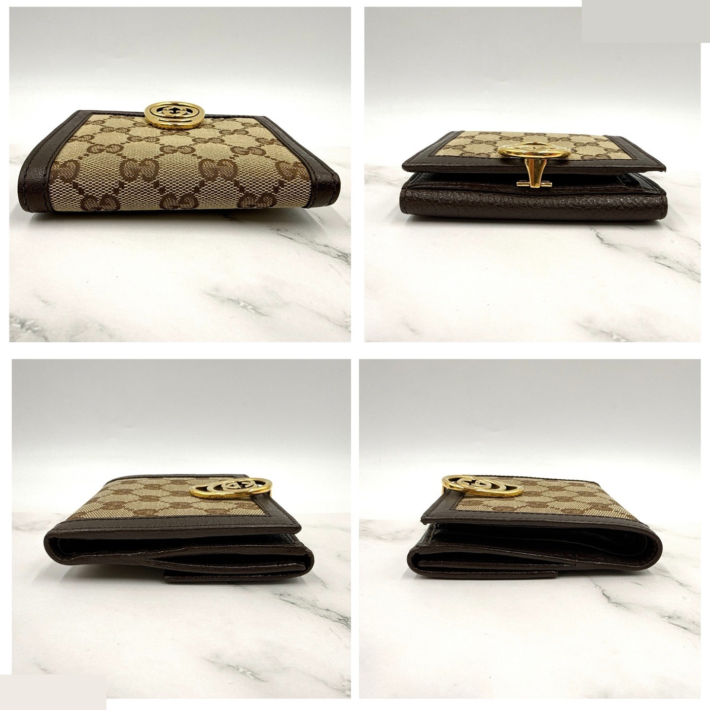 GG Canvas (Bag) & Wallet 224226 Folding Wallet Compact Wallet — view 11