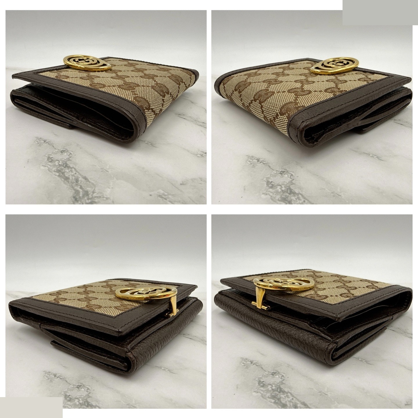 GG Canvas (Bag) & Wallet 224226 Folding Wallet Compact Wallet — view 10