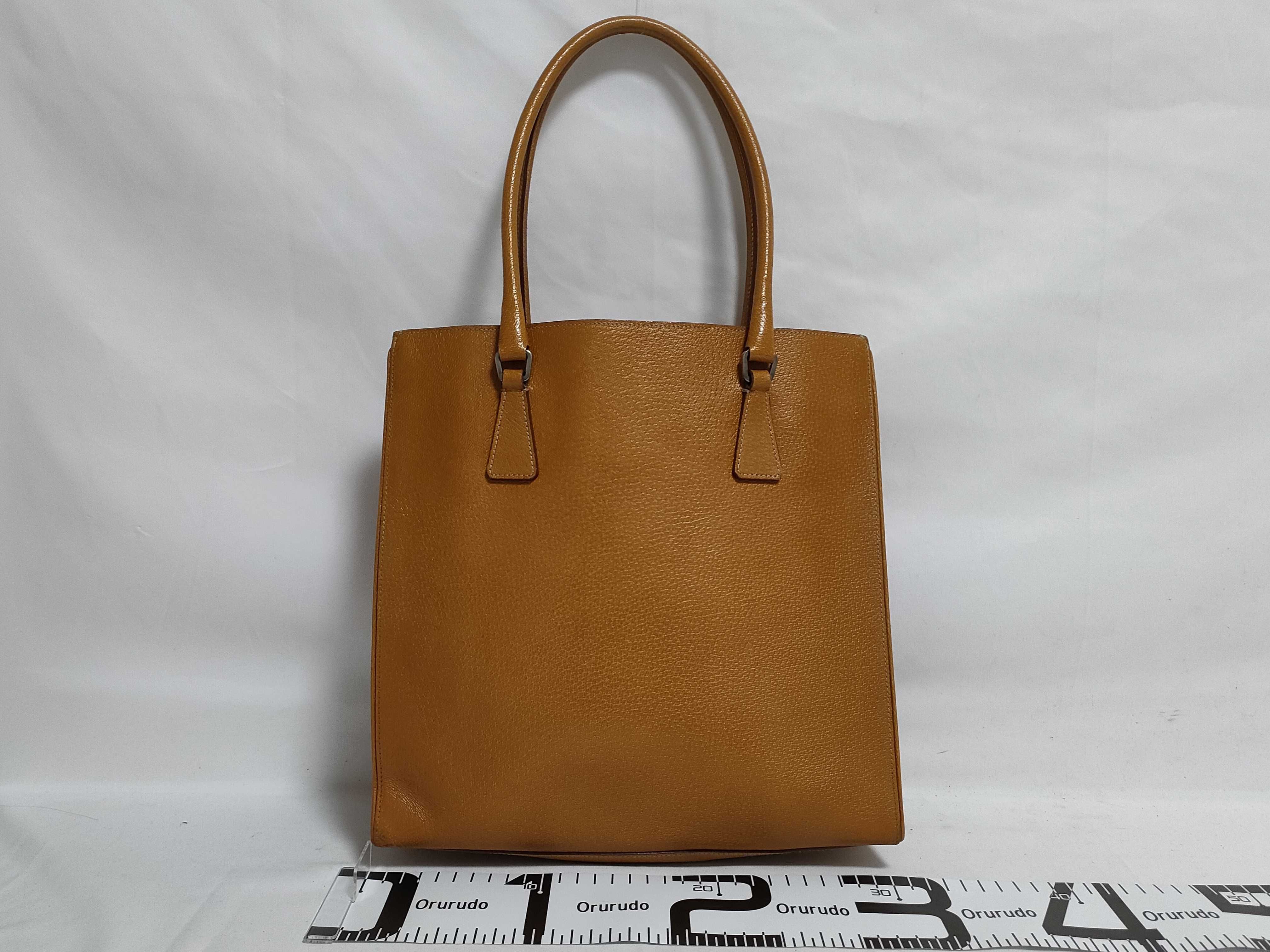 Triangle Logo Tote Bag Brown Tote Bag — view 2