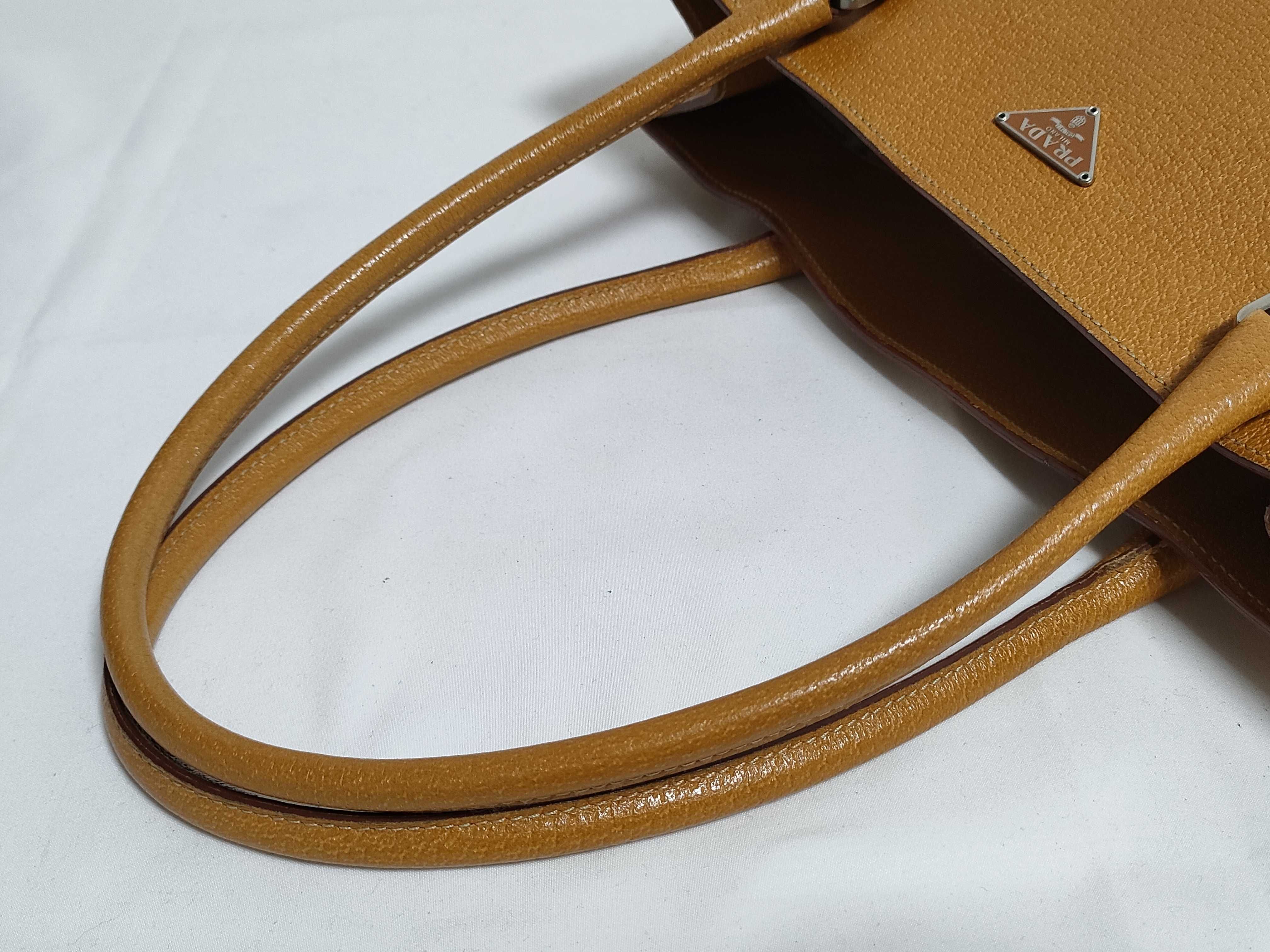 Triangle Logo Tote Bag Brown Tote Bag — view 5