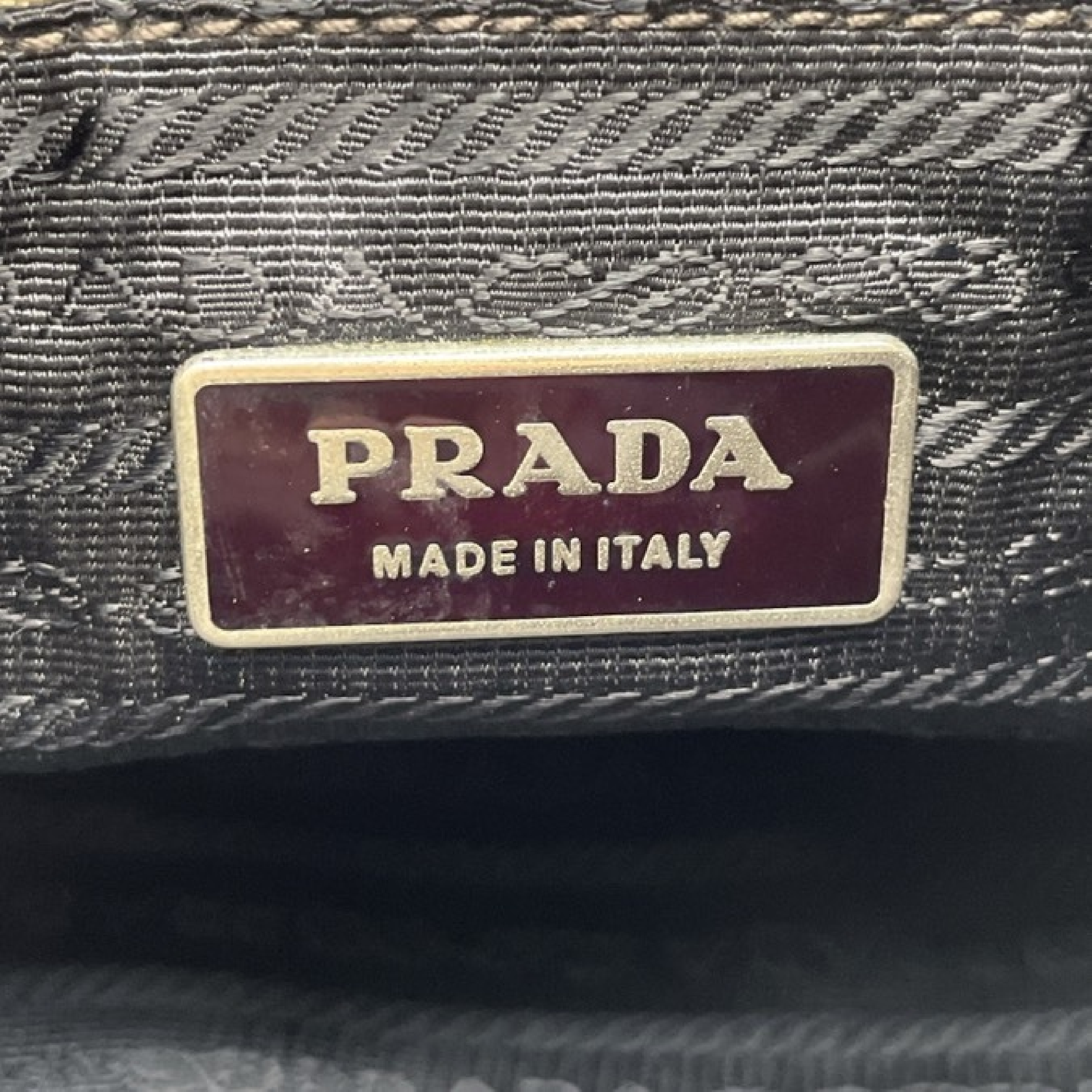 Nylon Triangle Logo Shoulder Bag — view 12