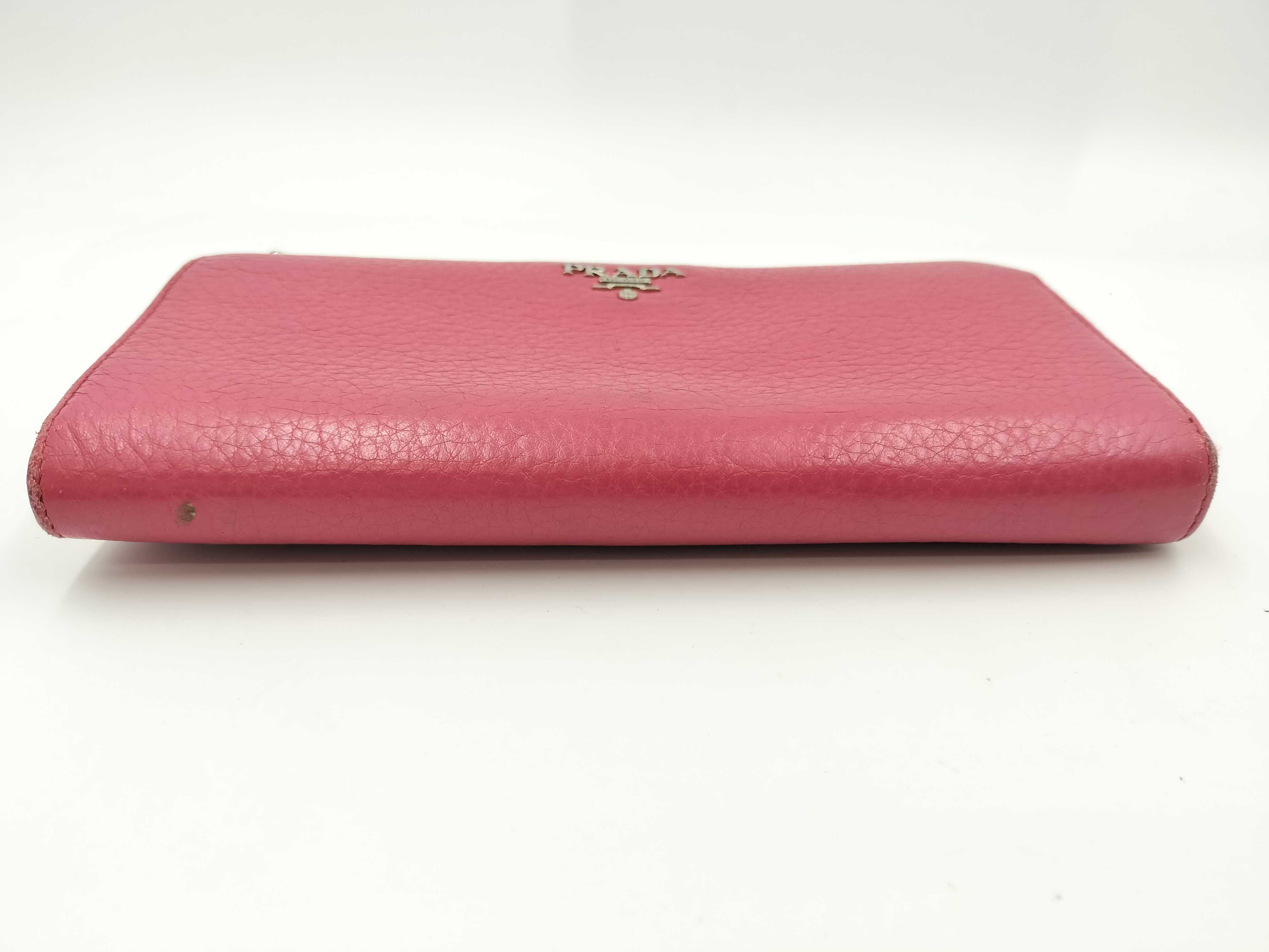 1ML183VITTELLO PHENIX Round Zipper Wallet, Pink, with Guarantee Card and Box. — view 3