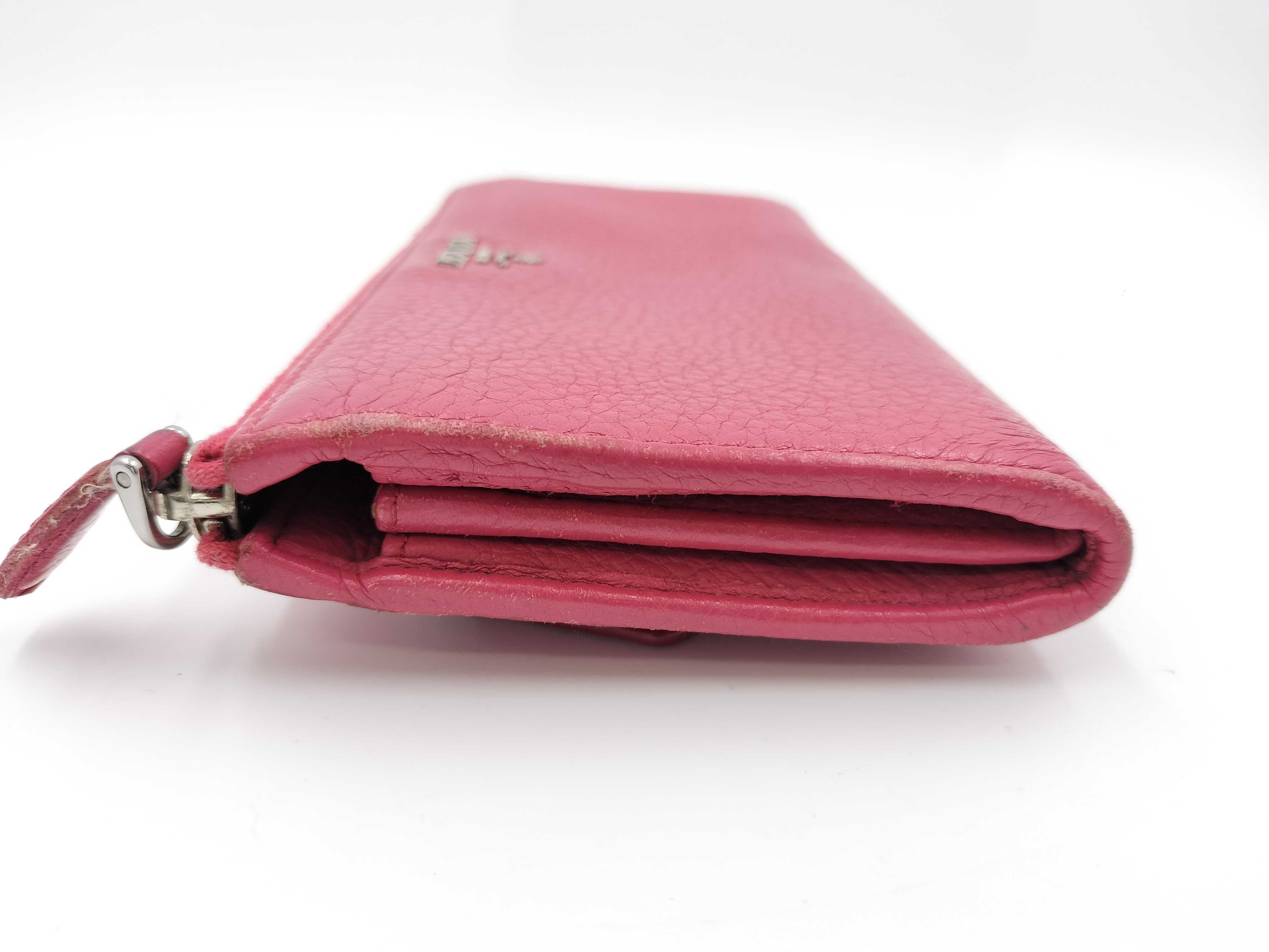 1ML183VITTELLO PHENIX Round Zipper Wallet, Pink, with Guarantee Card and Box. — view 4