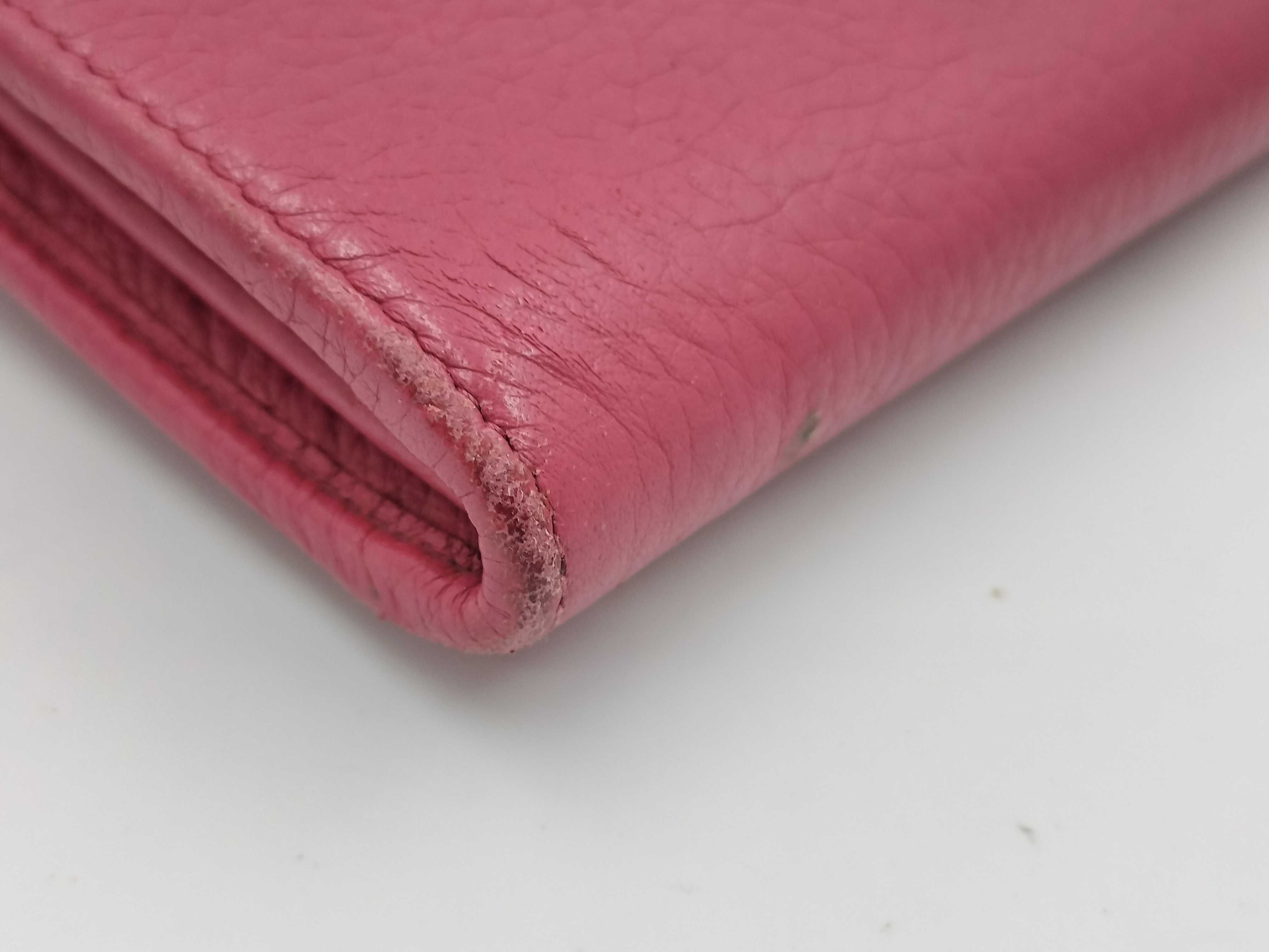 1ML183VITTELLO PHENIX Round Zipper Wallet, Pink, with Guarantee Card and Box. — view 5