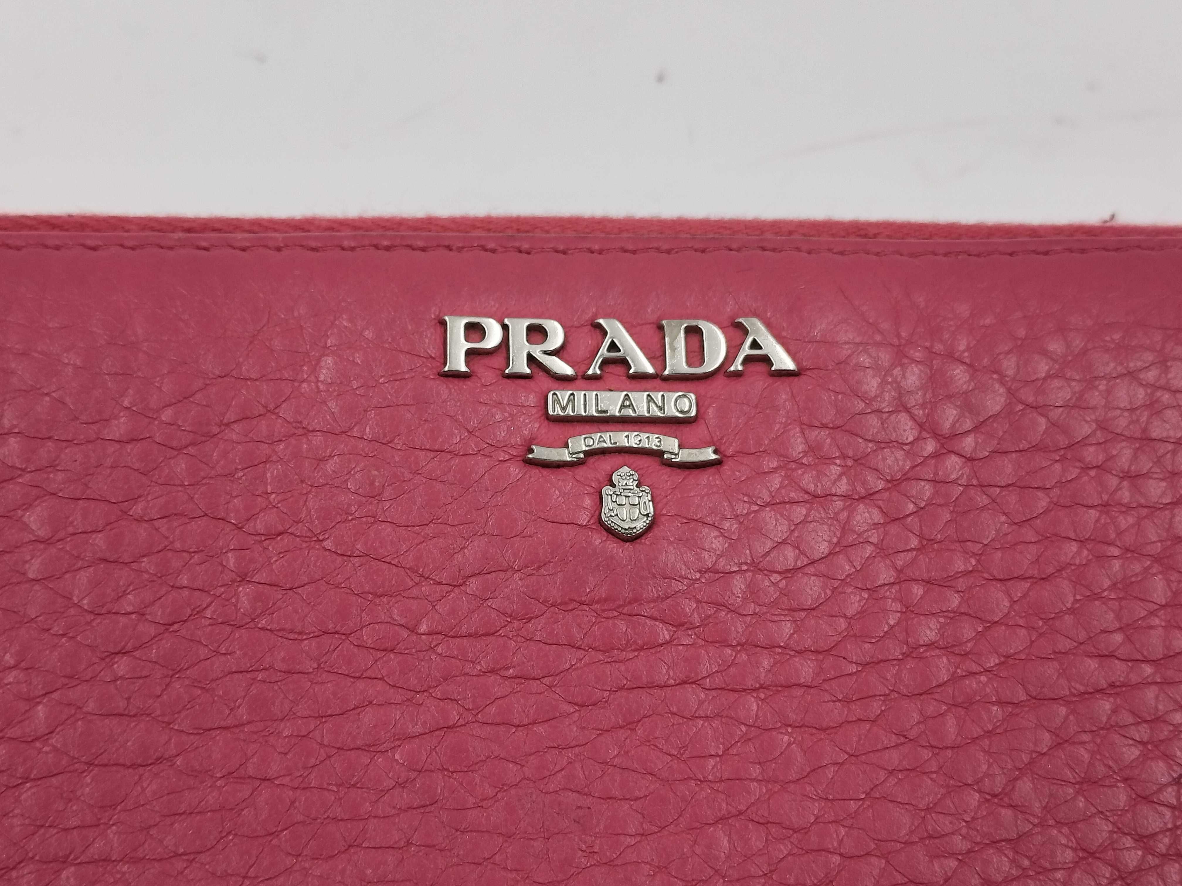 1ML183VITTELLO PHENIX Round Zipper Wallet, Pink, with Guarantee Card and Box. — view 6