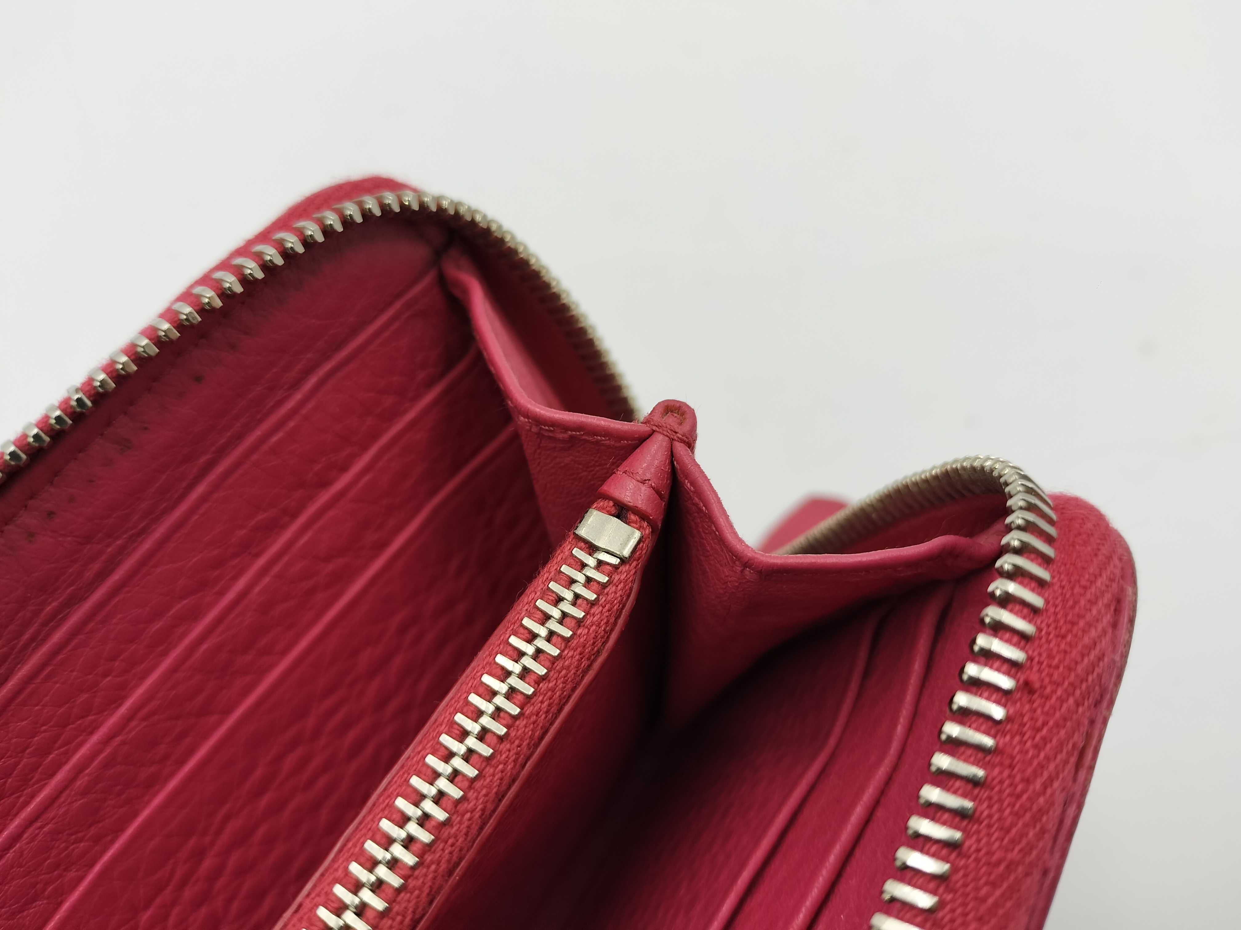 1ML183VITTELLO PHENIX Round Zipper Wallet, Pink, with Guarantee Card and Box. — view 9