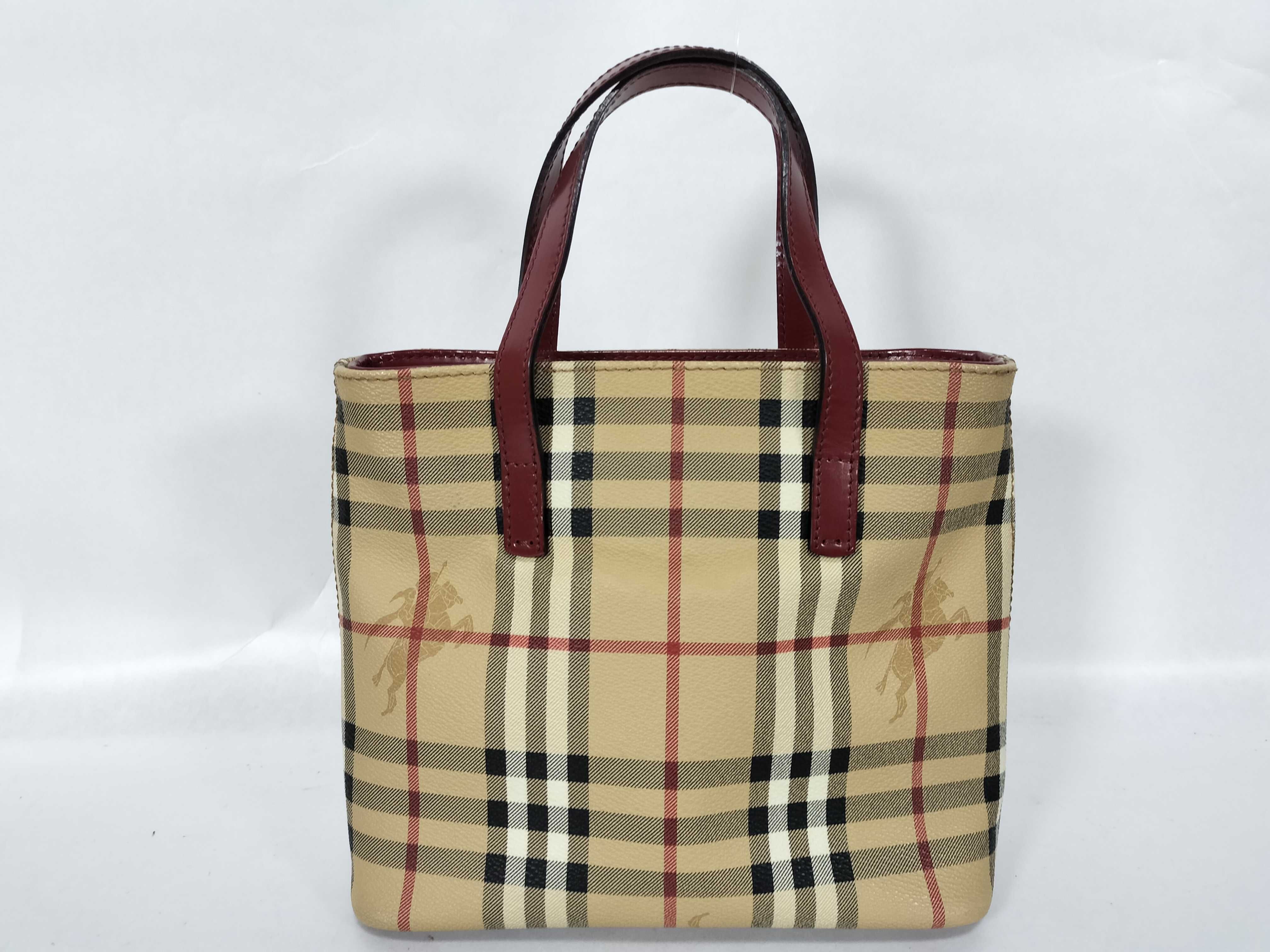Nova Check PVC Leather Handbag