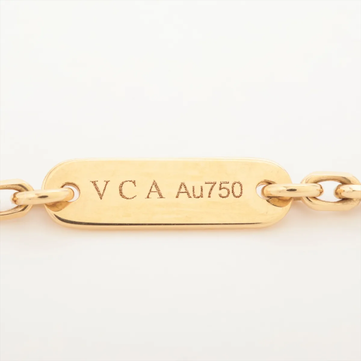 Magic Alhambra Long Carnelian Necklace 750 (Yellow Gold) 15.8g JE476763 JE492122 (Stone has — view 4
