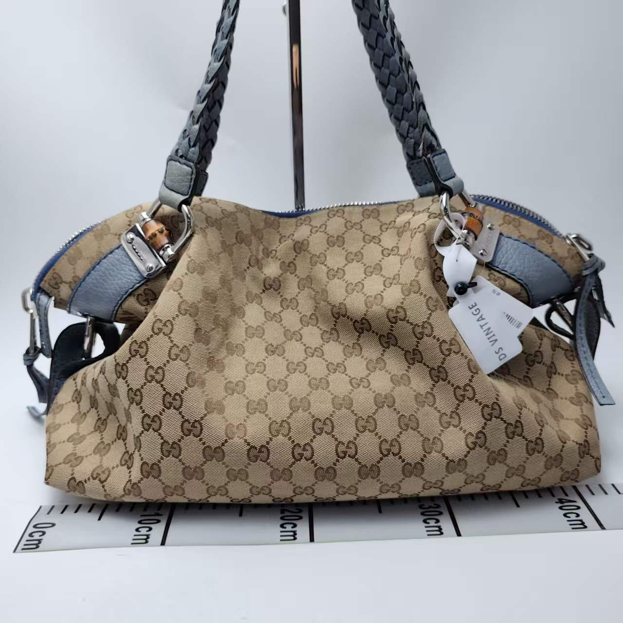 【*Shipped from: China*】GUCCI Bamboo Canvas 232959 Handbag