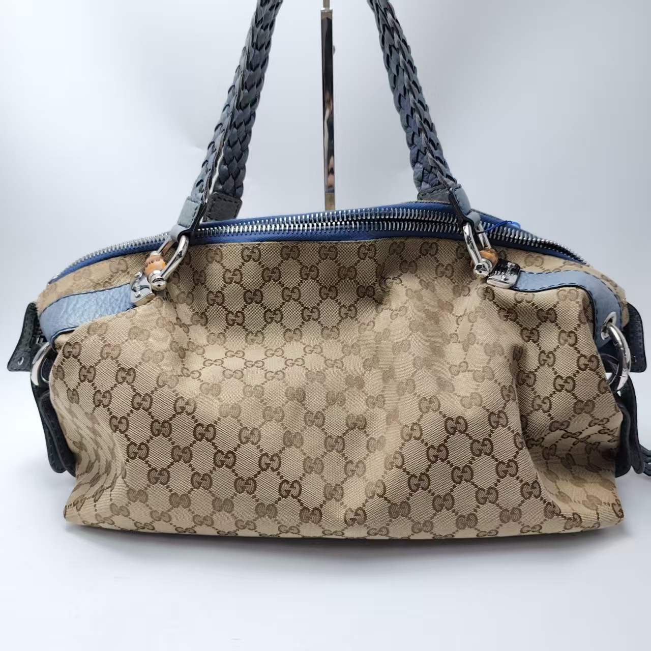 【*Shipped from: China*】GUCCI Bamboo Canvas 232959 Handbag — view 2