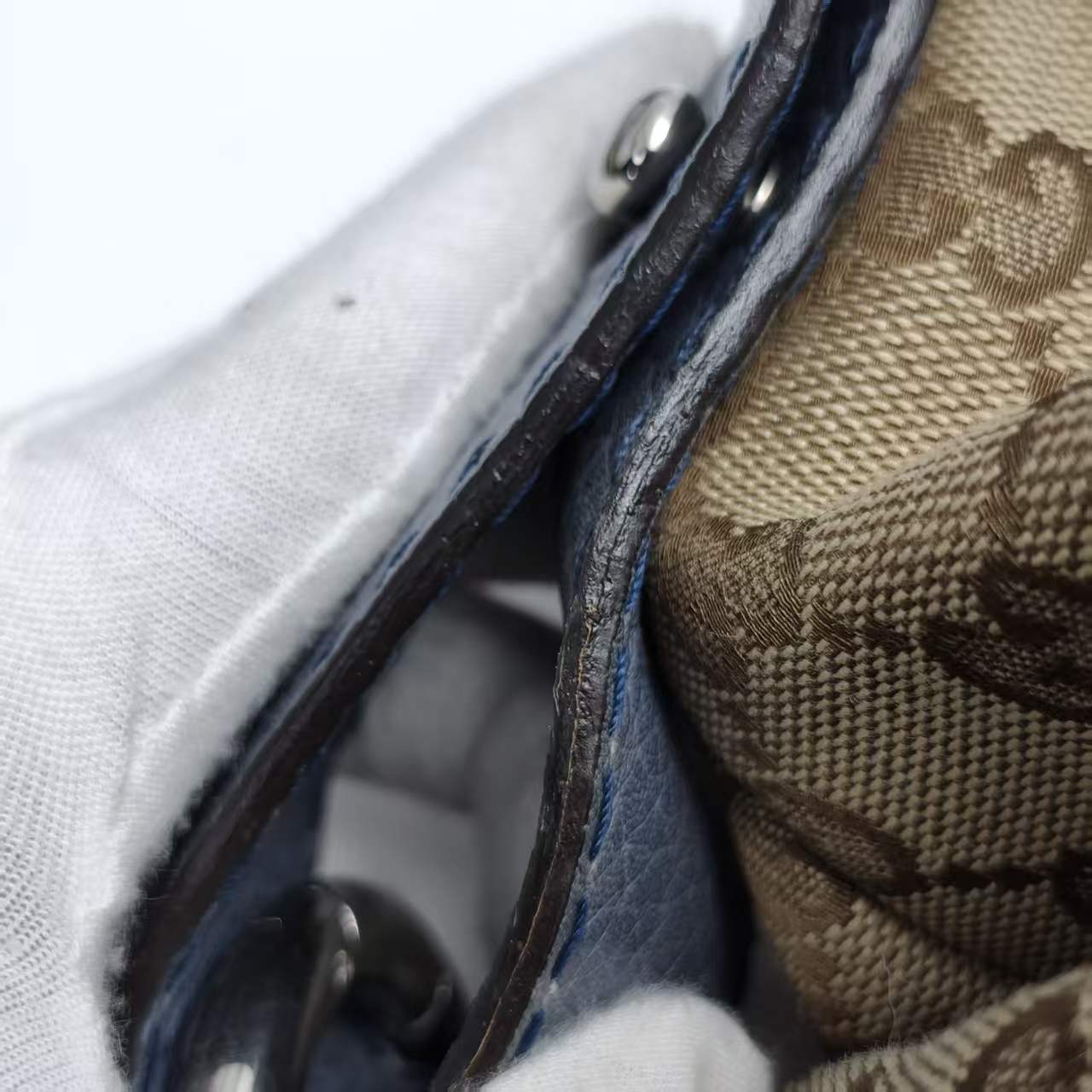 【*Shipped from: China*】GUCCI Bamboo Canvas 232959 Handbag — view 10