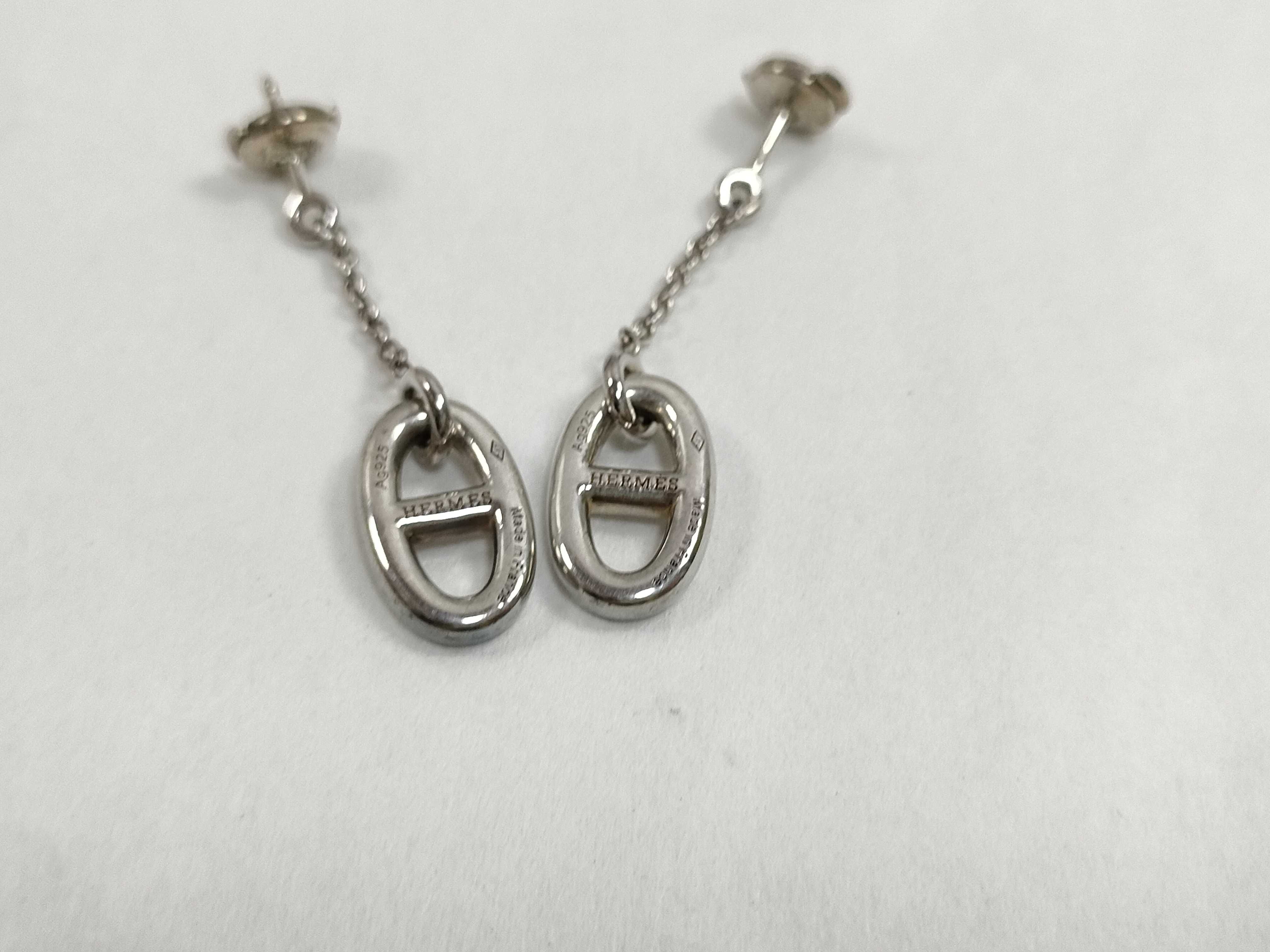 Farandole Chaine Earrings, 925 Sterling Silver — view 2