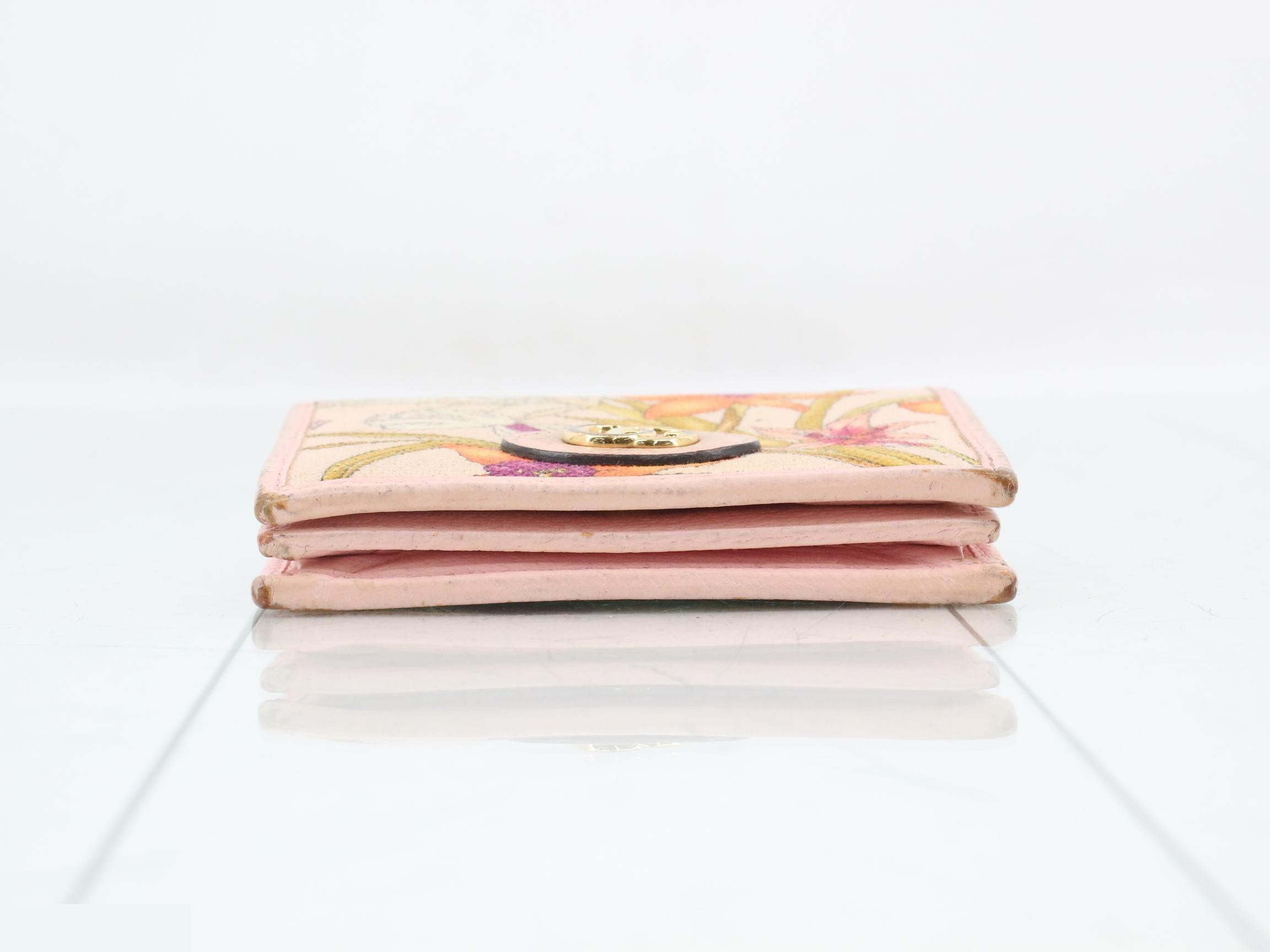 Flora Wallet GG Marmont Pink — view 3