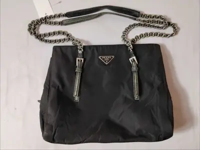 Nylon Chain Shoulder Tote Shoulder Bag