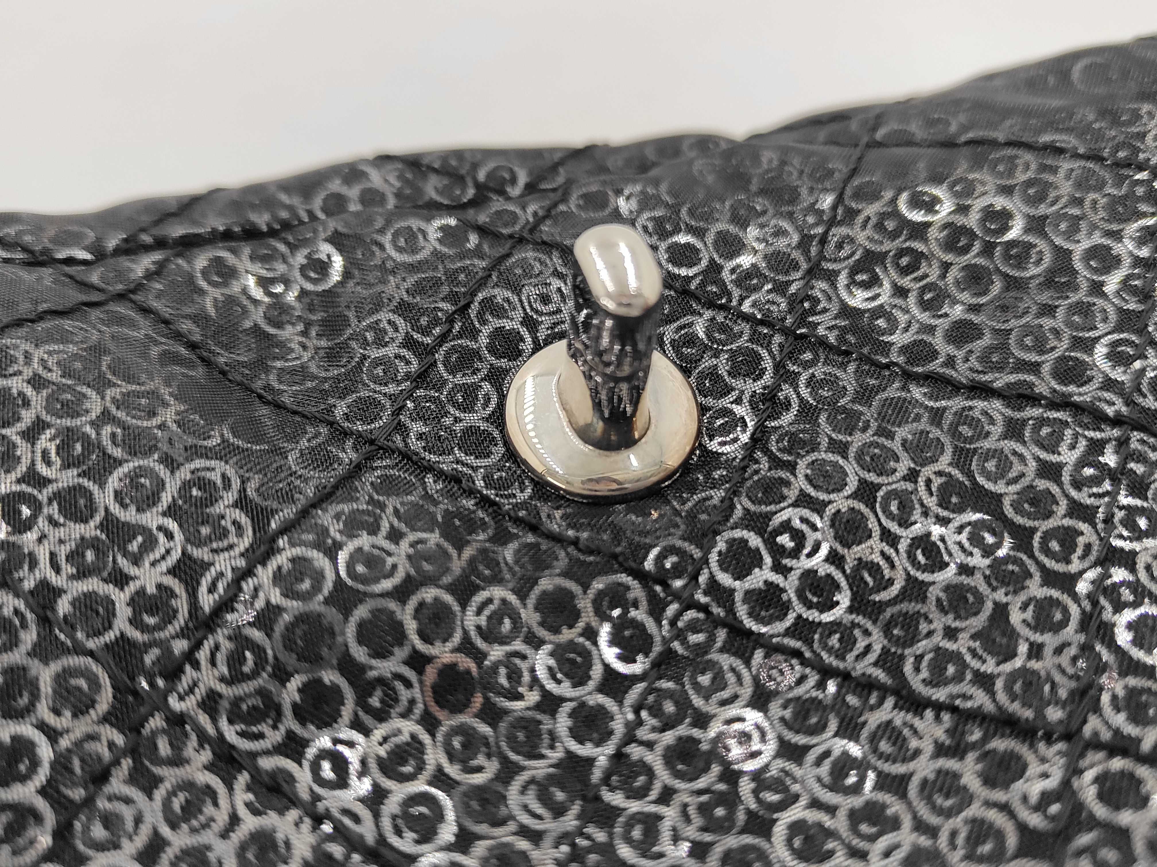Single Flap Sequin Black SS Shoulder Bag — view 12