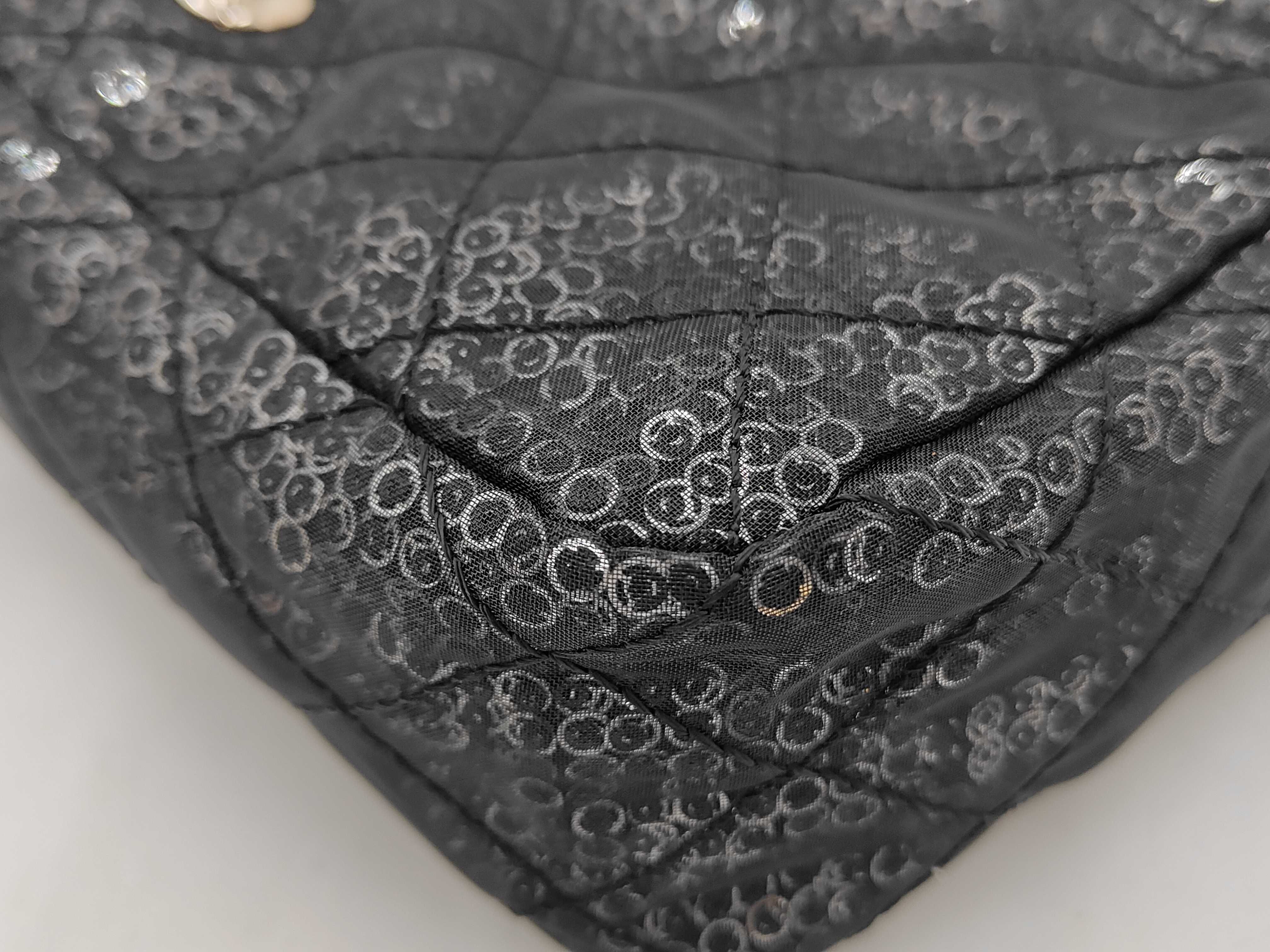 Single Flap Sequin Black SS Shoulder Bag — view 4