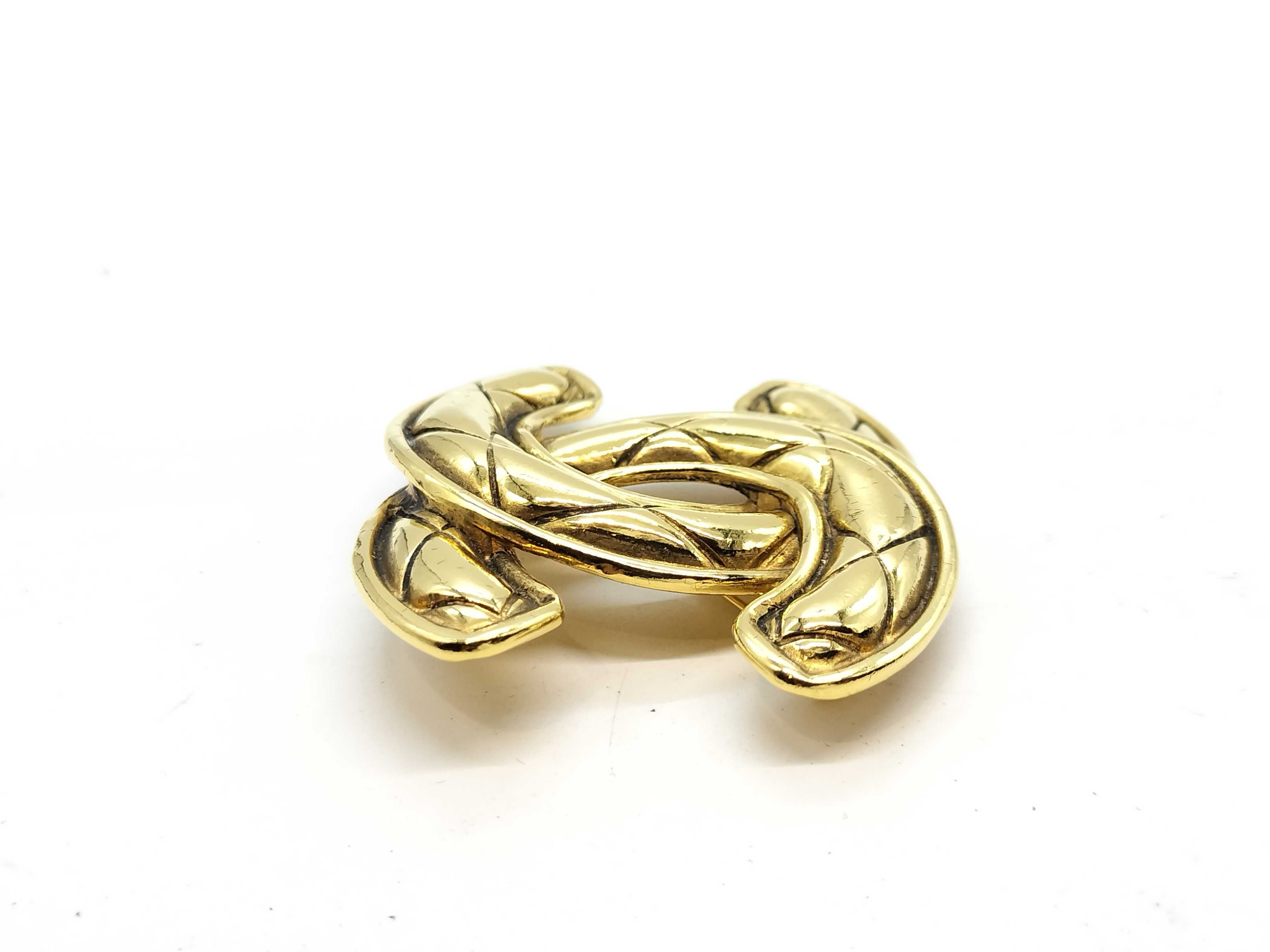 Matelassé Coco Mark Matelassé Brooch — view 3