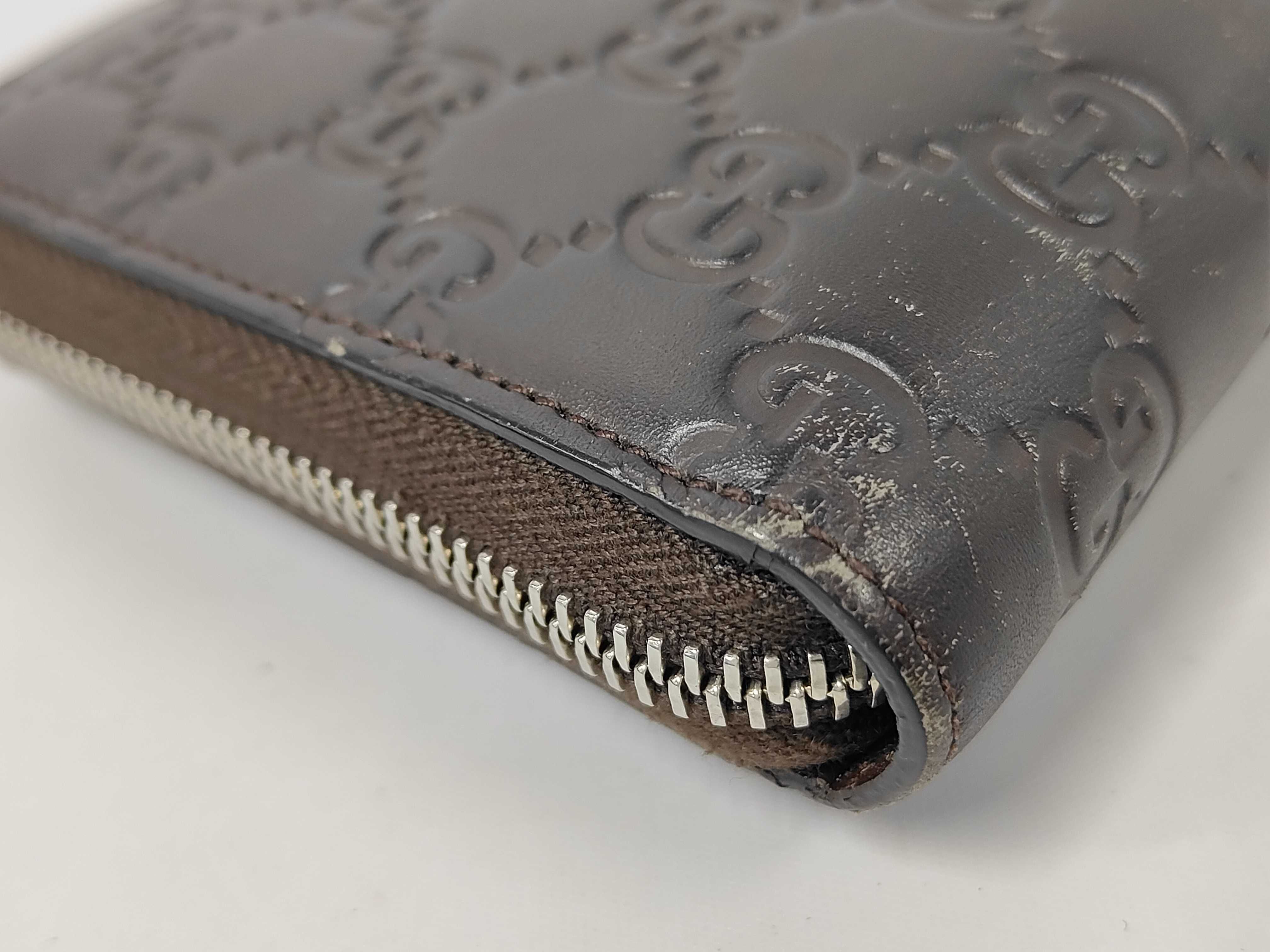 Long Wallet Organizer GG Shima Leather Wallet — view 3